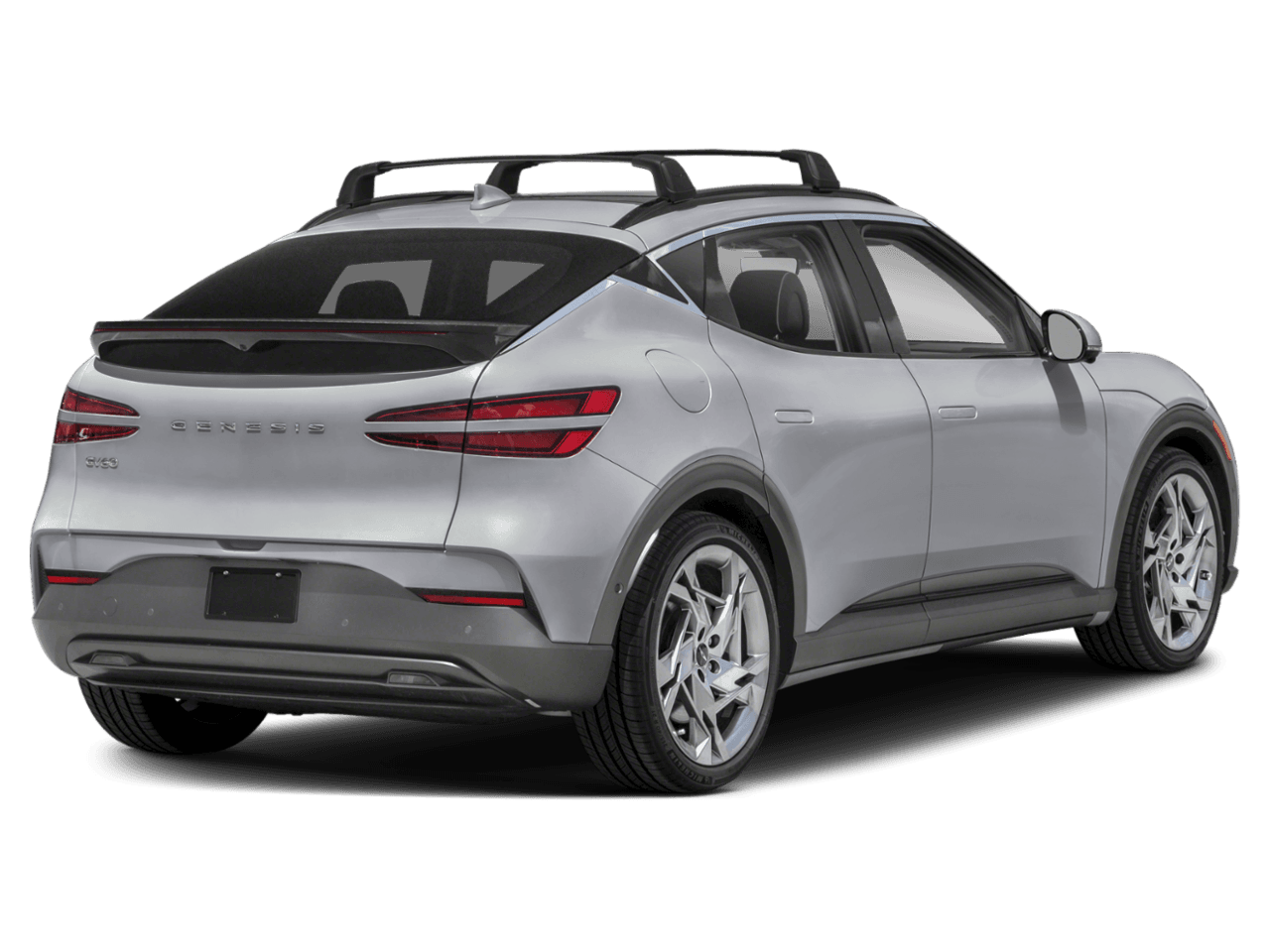 2023 Genesis GV60 Performance - Rear 3/4, facing to the right
