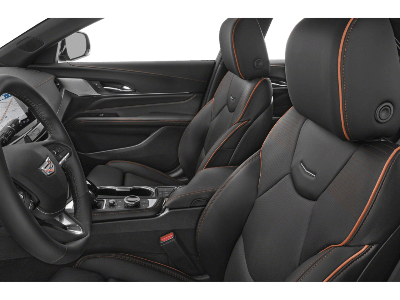 2023 Cadillac CT4-V  - Interior Driver's Side with Door Open, Front Seat Feature