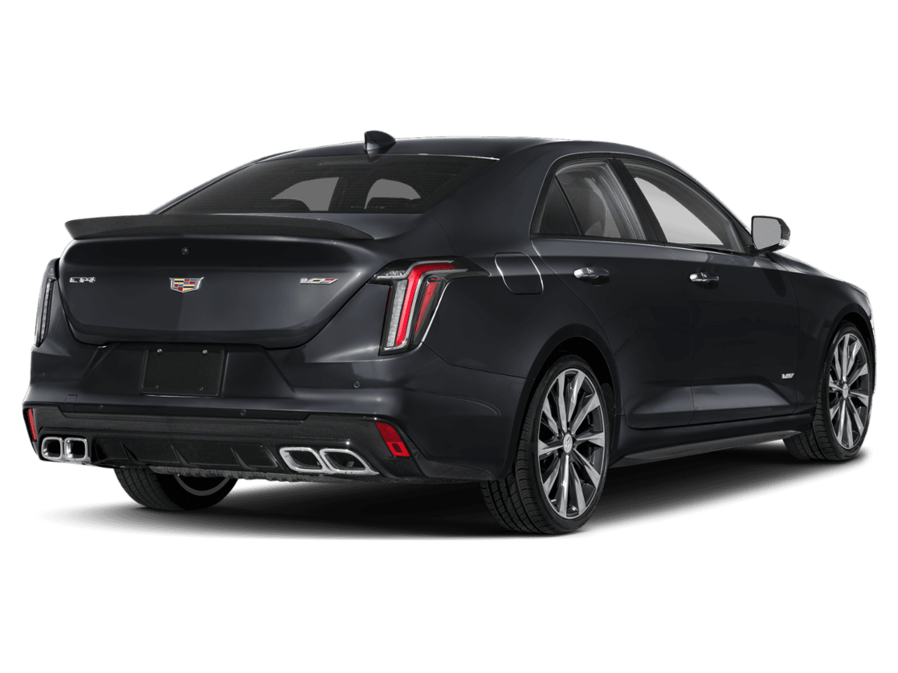 2023 Cadillac CT4-V Blackwing - Rear 3/4, facing to the right