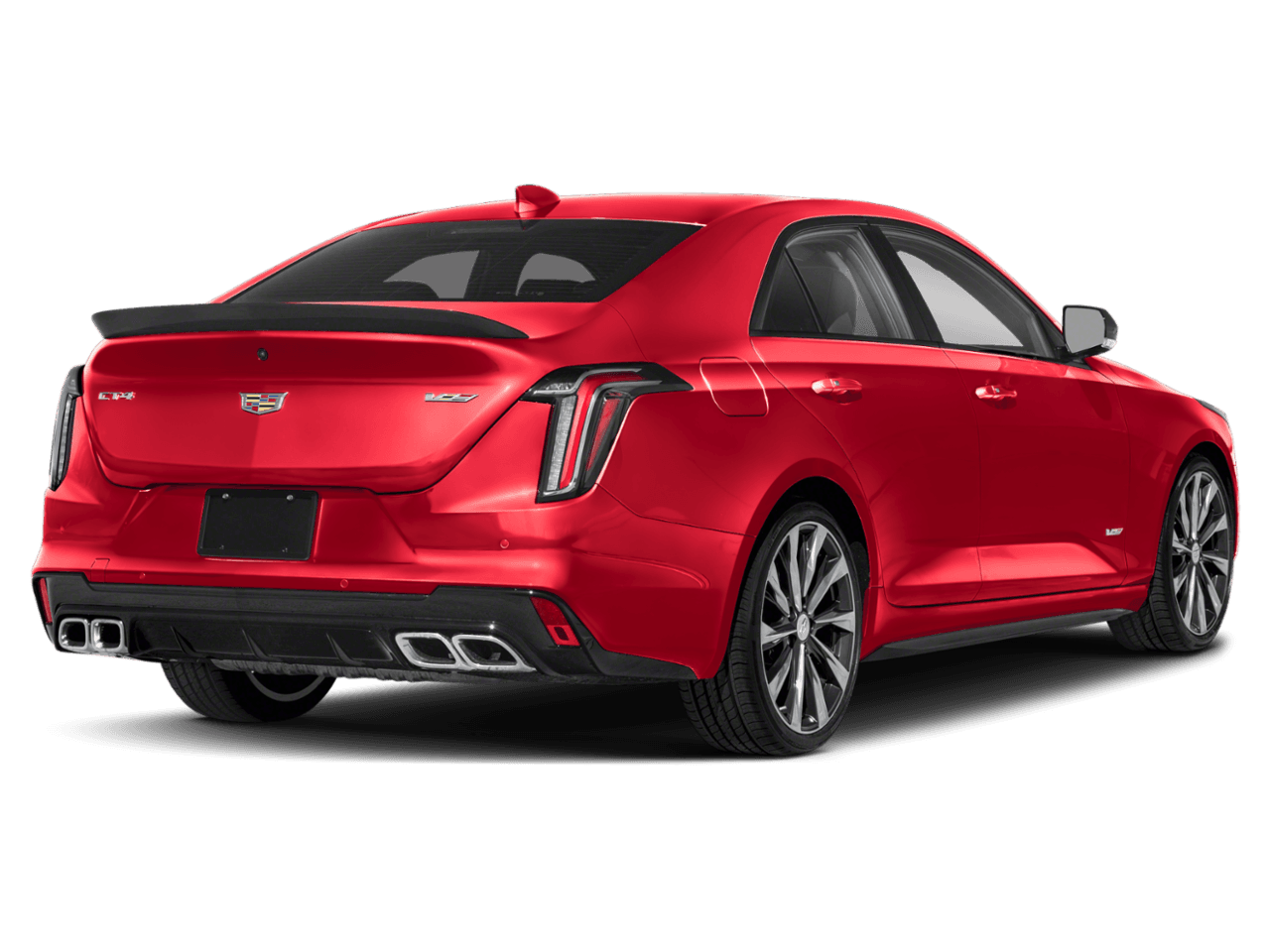 2023 Cadillac CT4-V Blackwing - Rear 3/4, facing to the right
