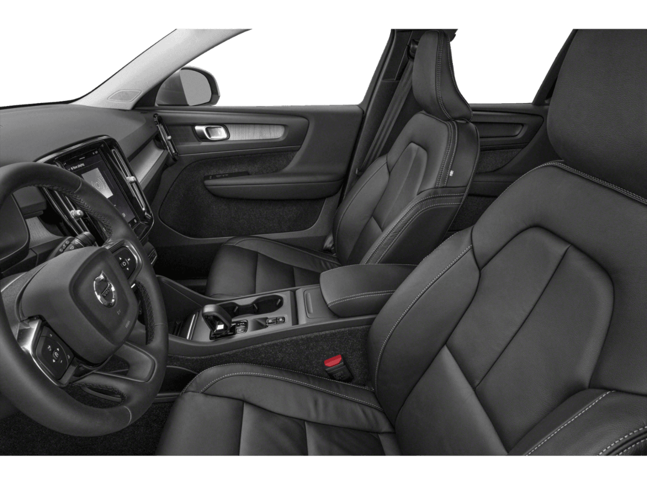 2023 Volvo XC40 Plus Bright Theme - Interior Driver's Side with Door Open, Front Seat Feature