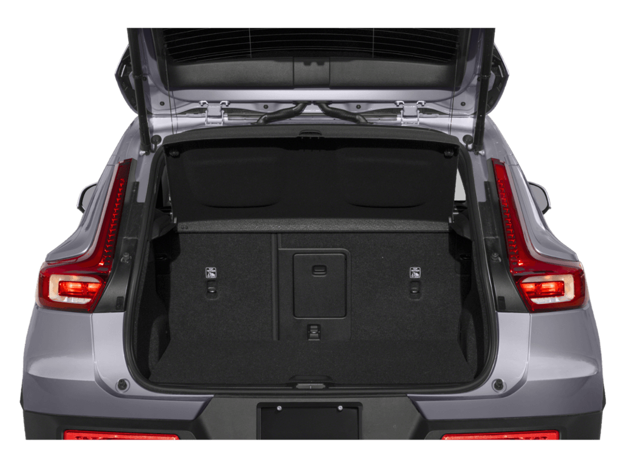 2023 Volvo XC40 Ultimate Dark Theme - Interior Trunk with Hatch Open Feature