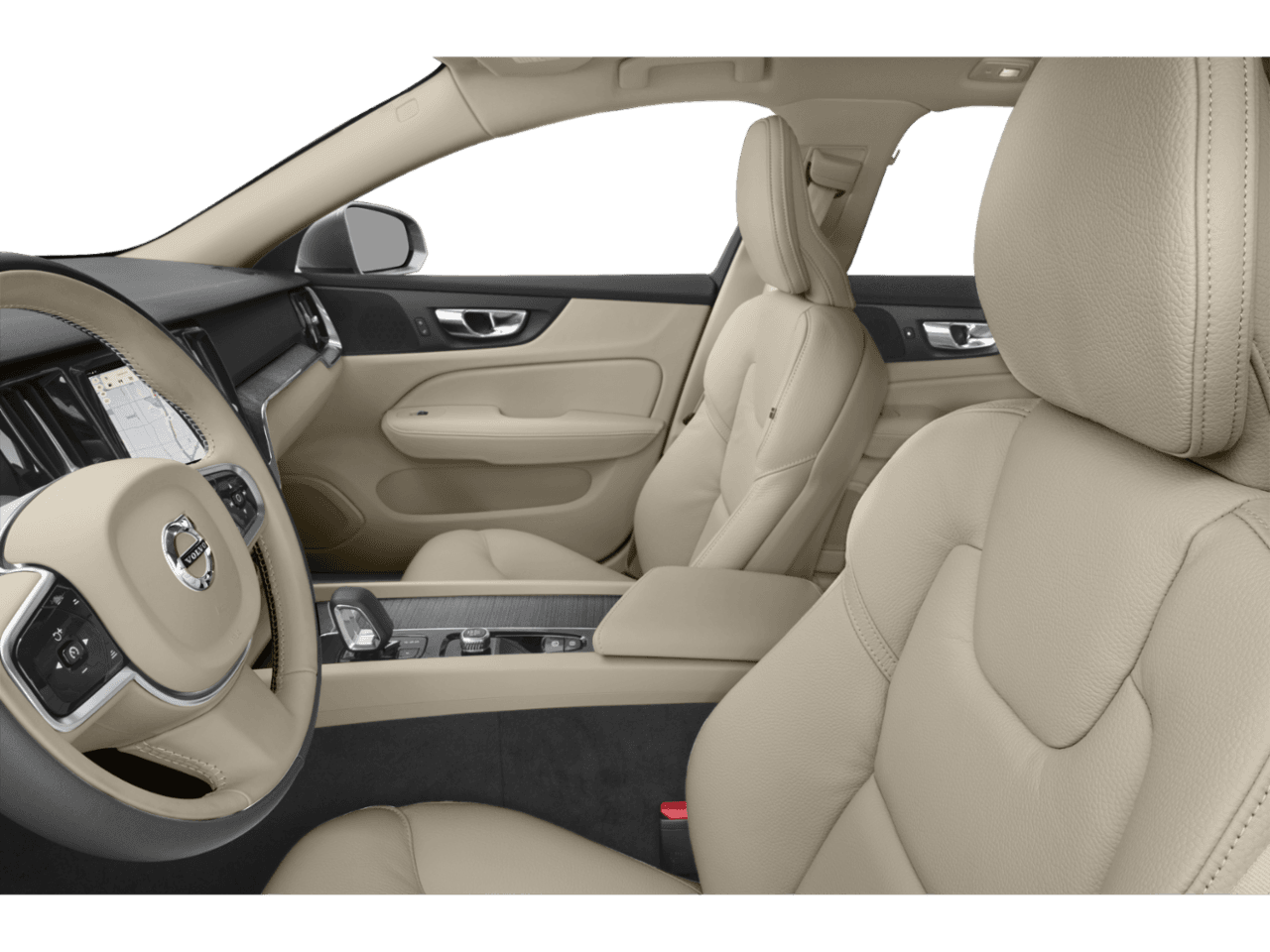 2023 Volvo V60 Cross Country Plus - Interior Driver's Side with Door Open, Front Seat Feature
