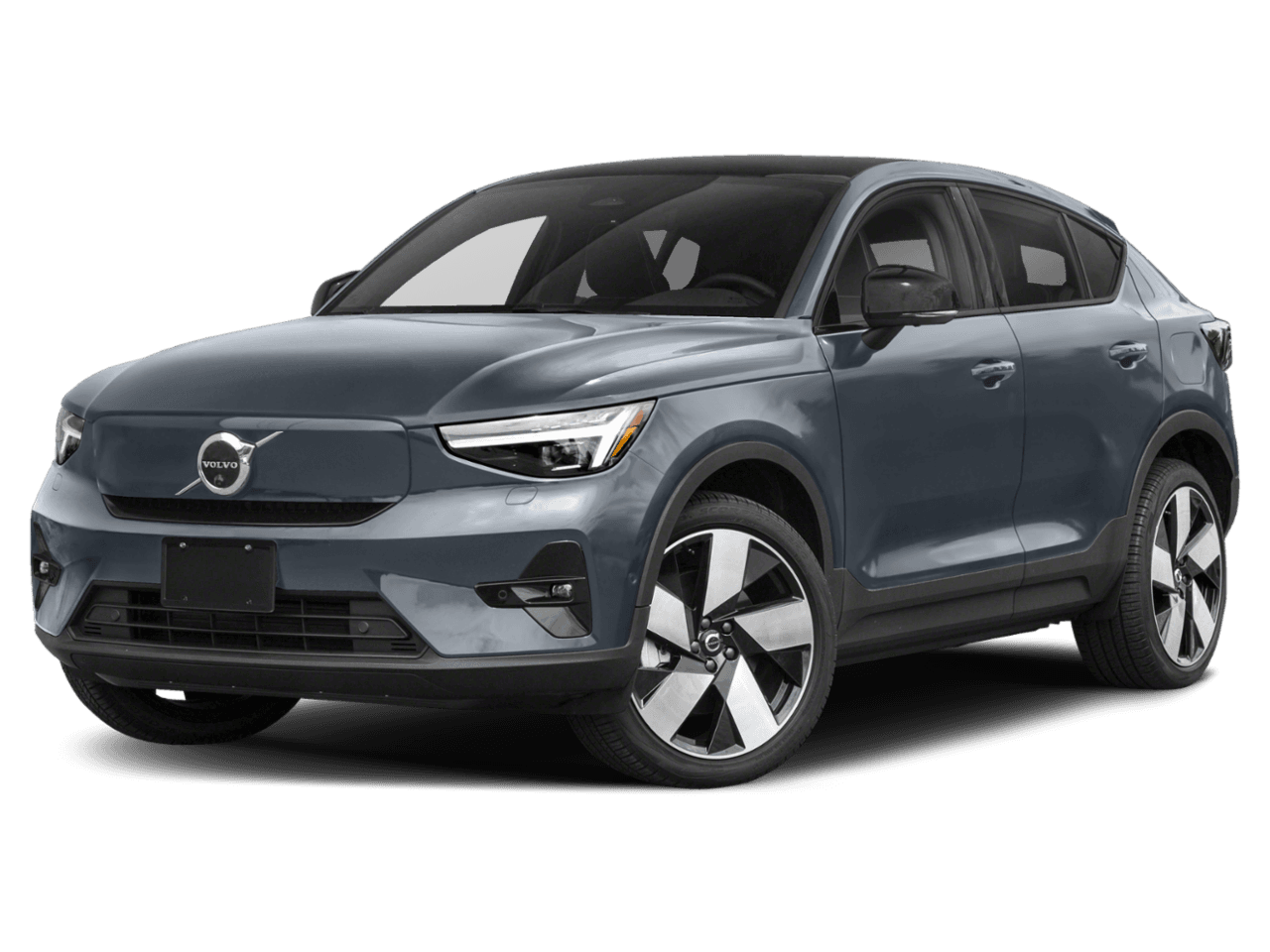 2023 Volvo C40 Recharge Pure Electric Twin - Front 3/4, facing to the left