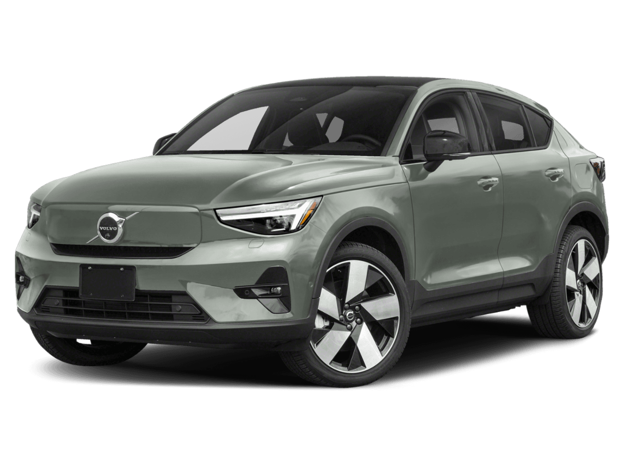 2023 Volvo C40 Recharge Pure Electric Twin - Front 3/4, facing to the left