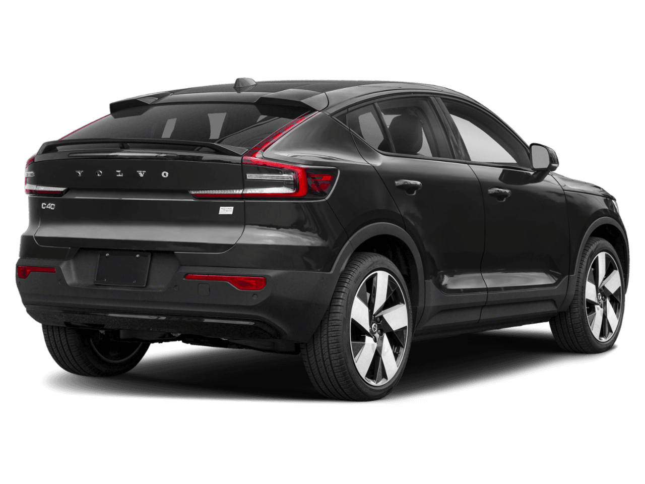 2023 Volvo C40 Recharge Pure Electric Twin - Rear 3/4, facing to the right