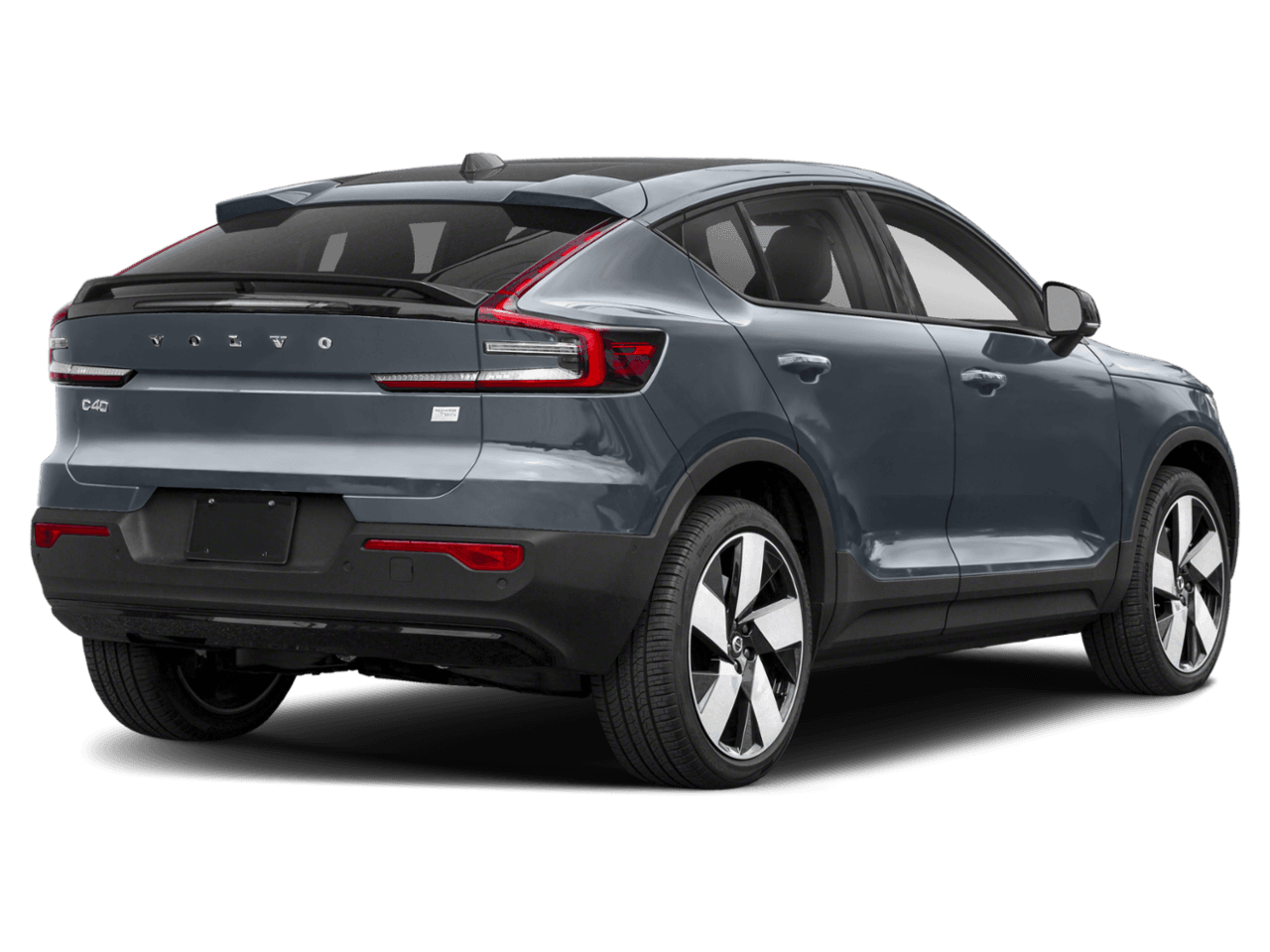2023 Volvo C40 Recharge Pure Electric Twin - Rear 3/4, facing to the right