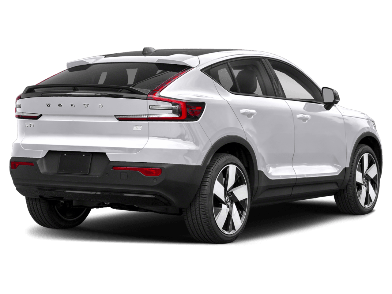 2023 Volvo C40 Recharge Pure Electric Twin - Rear 3/4, facing to the right