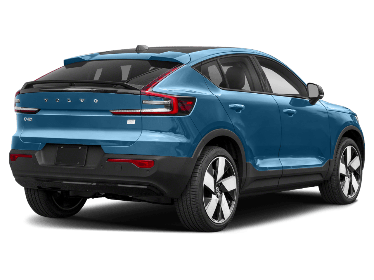 2023 Volvo C40 Recharge Pure Electric Twin - Rear 3/4, facing to the right