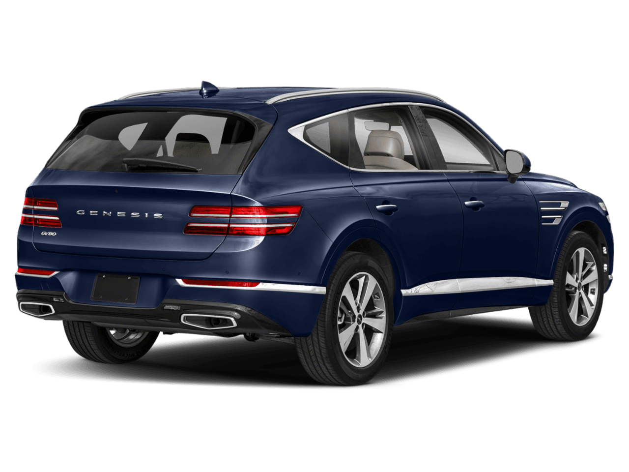 2023 Genesis GV80 2.5T - Rear 3/4, facing to the right