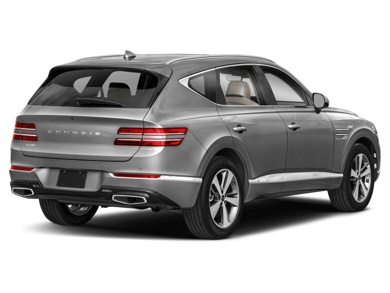 2023 Genesis GV80 2.5T - Rear 3/4, facing to the right