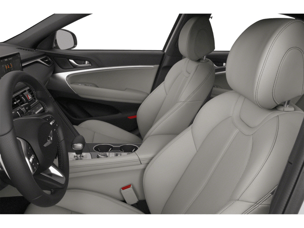 2023 Genesis G70 2.0T - Interior Driver's Side with Door Open, Front Seat Feature