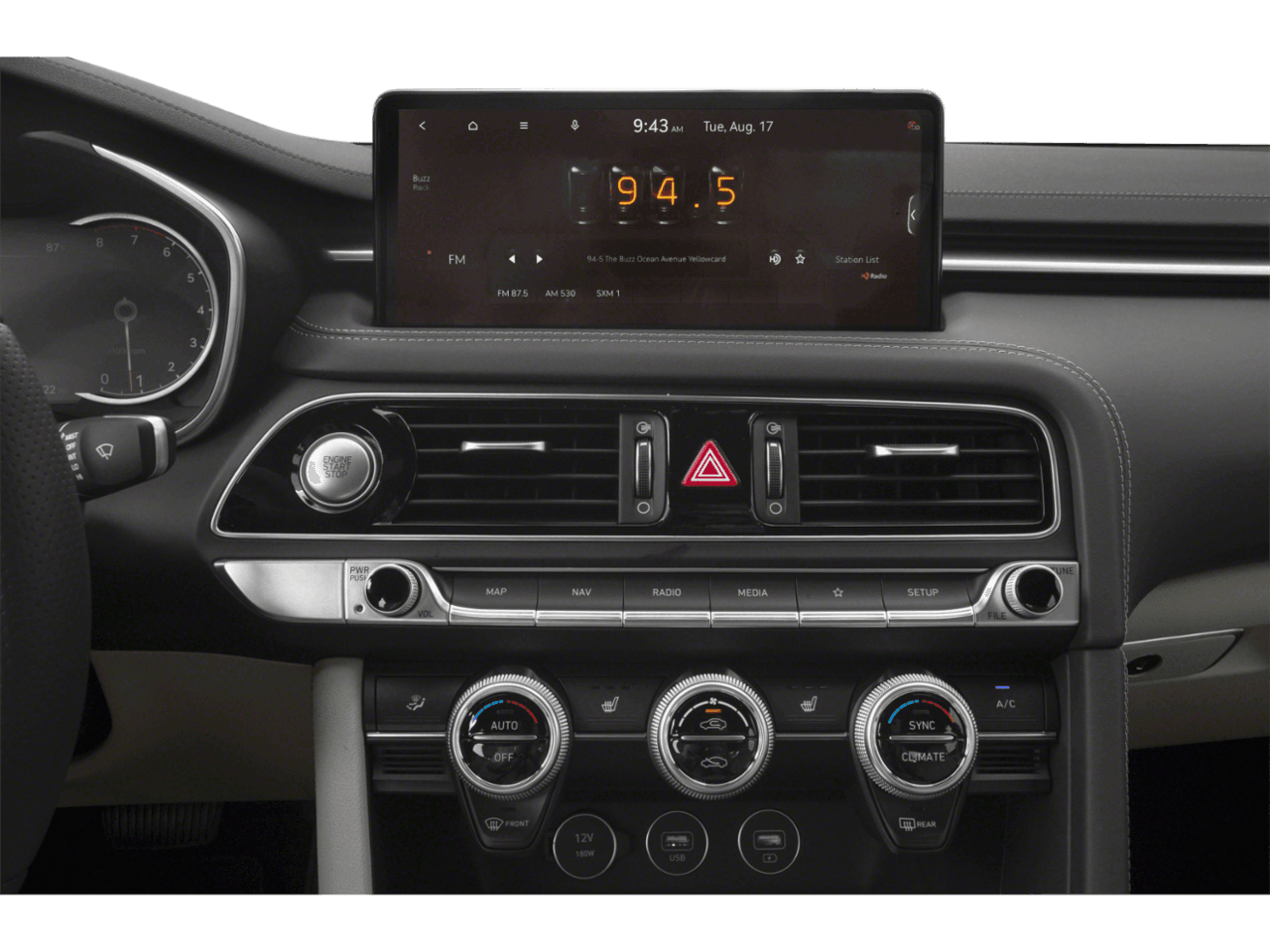 2023 Genesis G70 2.0T - Interior Stereo System