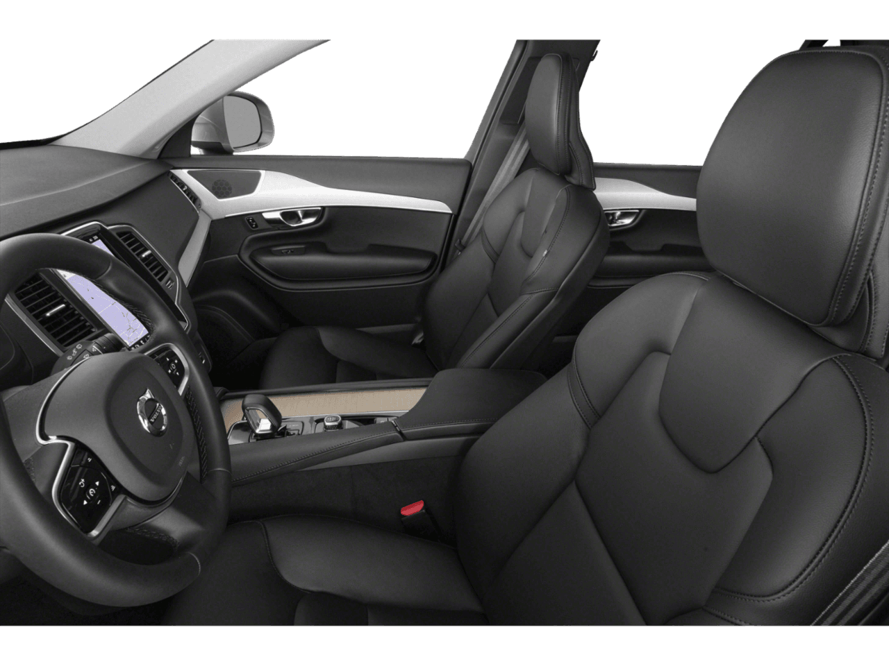 2023 Volvo XC90 Core - Interior Driver's Side with Door Open, Front Seat Feature