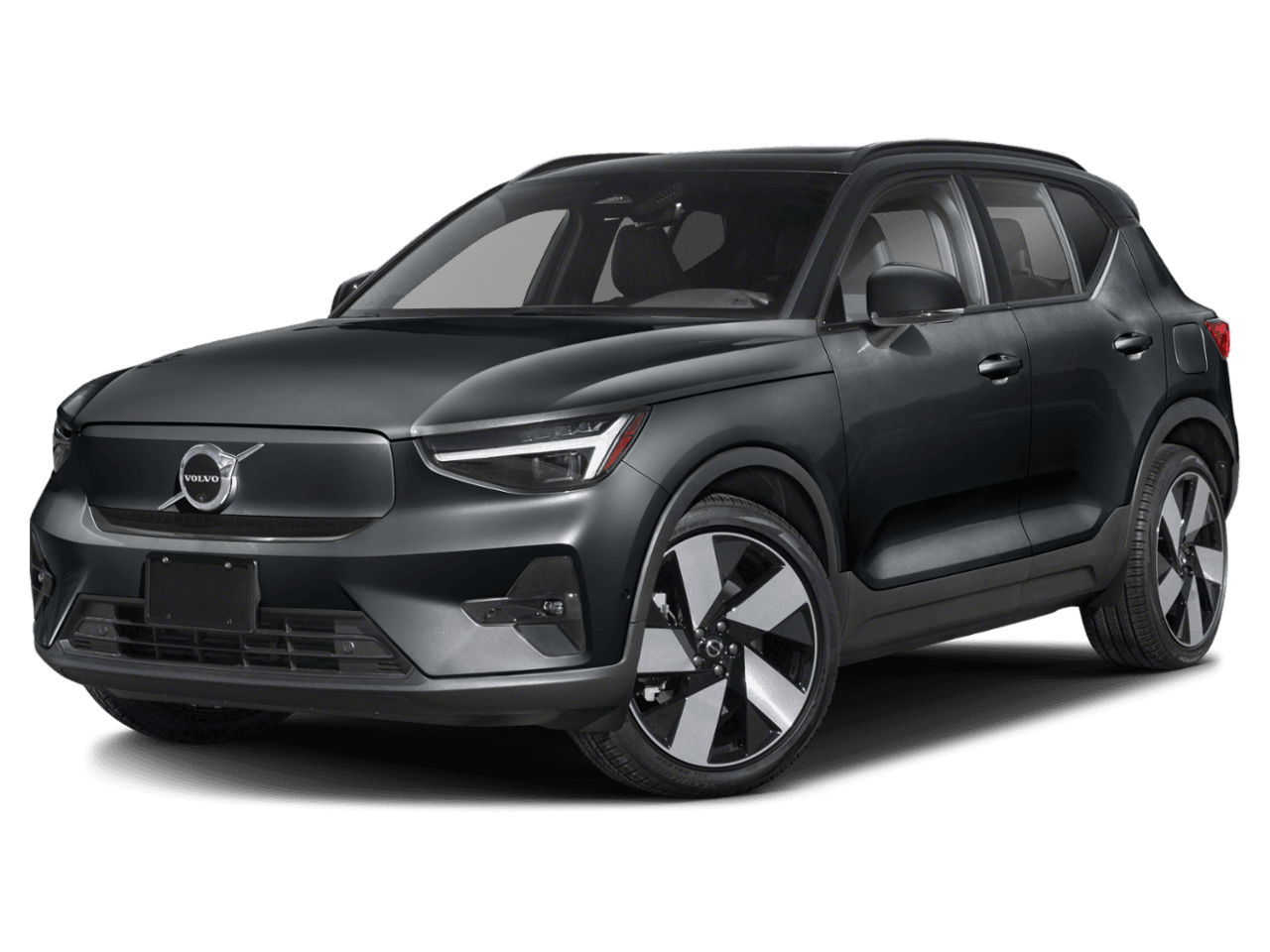 2023 Volvo XC40 Recharge Pure Electric Twin - Front 3/4, facing to the left