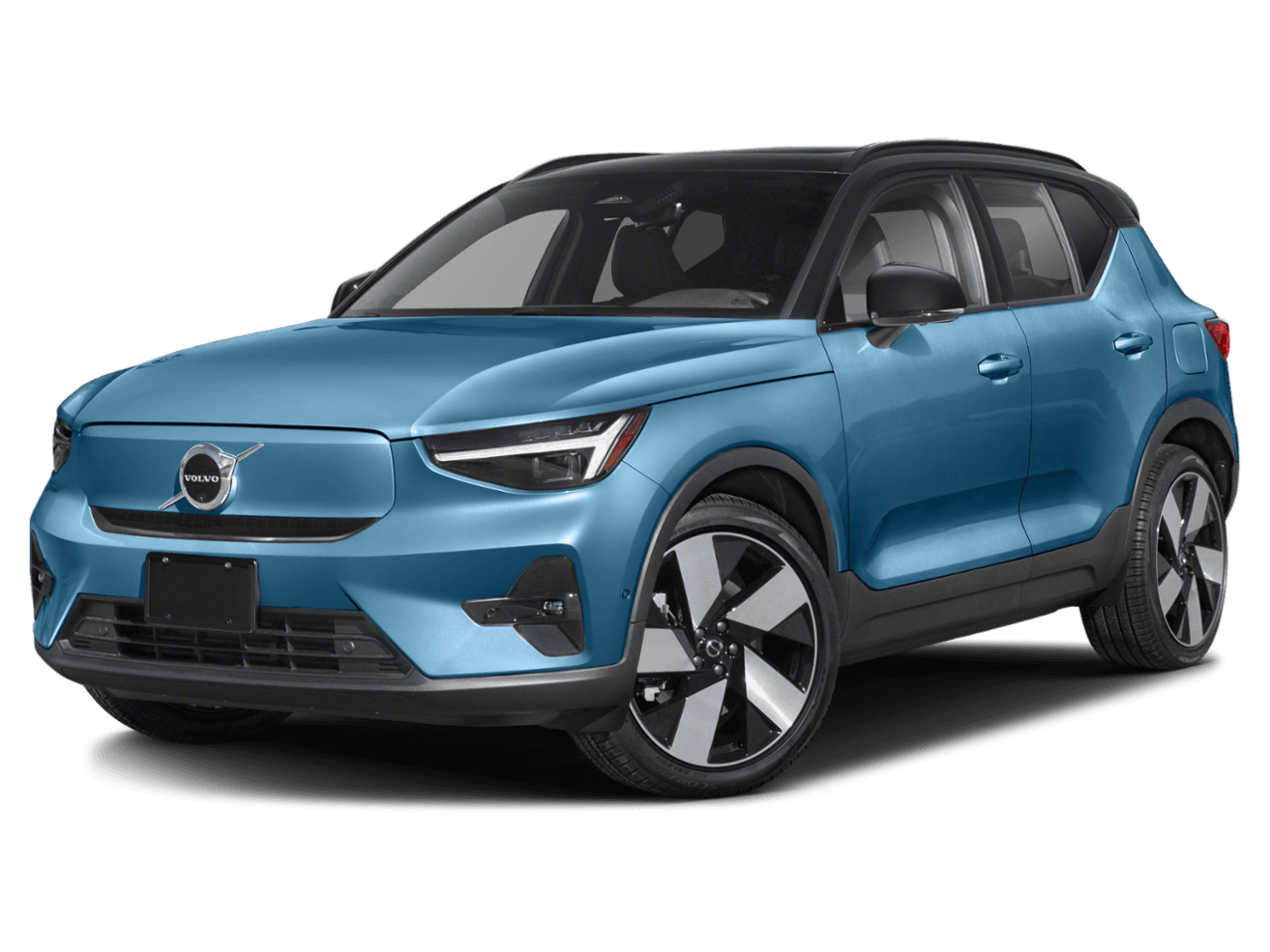 2023 Volvo XC40 Recharge Pure Electric Twin - Front 3/4, facing to the left