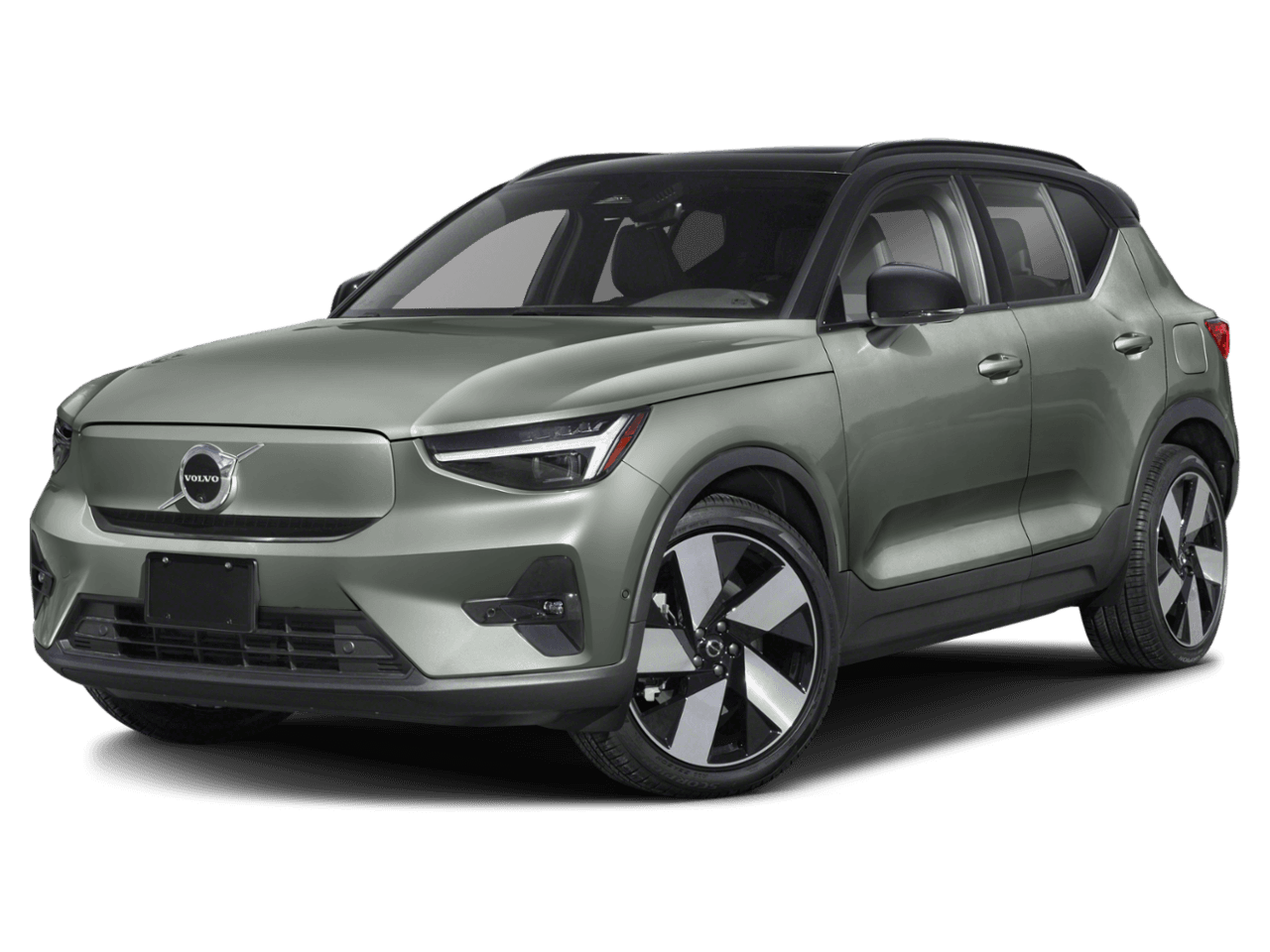 2023 Volvo XC40 Recharge Pure Electric Twin - Front 3/4, facing to the left