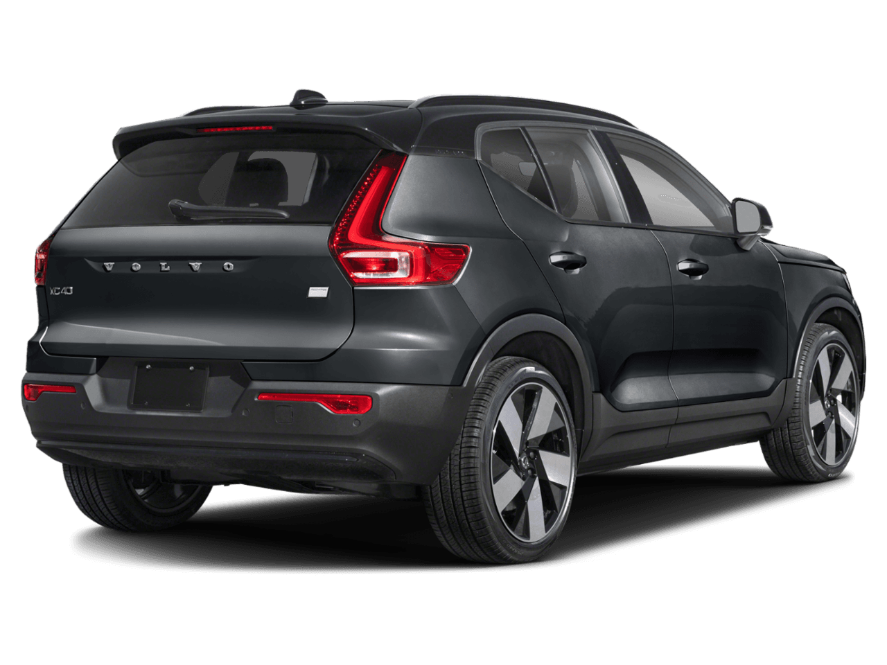 2023 Volvo XC40 Recharge Pure Electric Twin - Rear 3/4, facing to the right