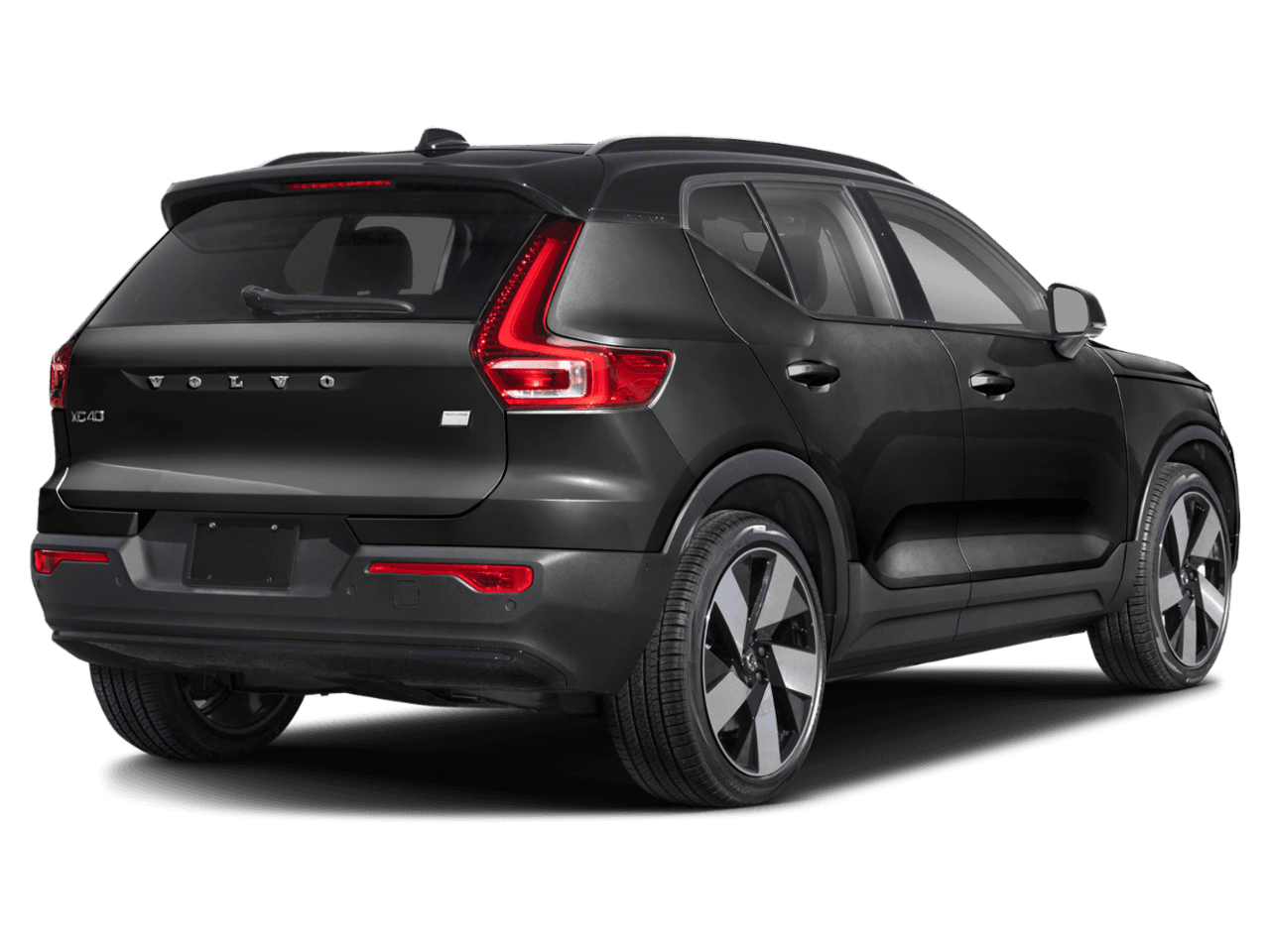 2023 Volvo XC40 Recharge Pure Electric Twin - Rear 3/4, facing to the right