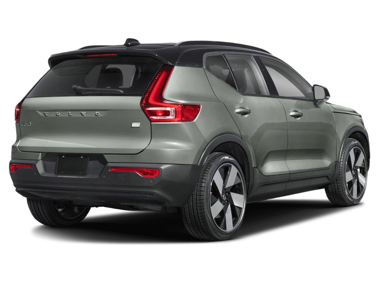 2023 Volvo XC40 Recharge Pure Electric Twin - Rear 3/4, facing to the right