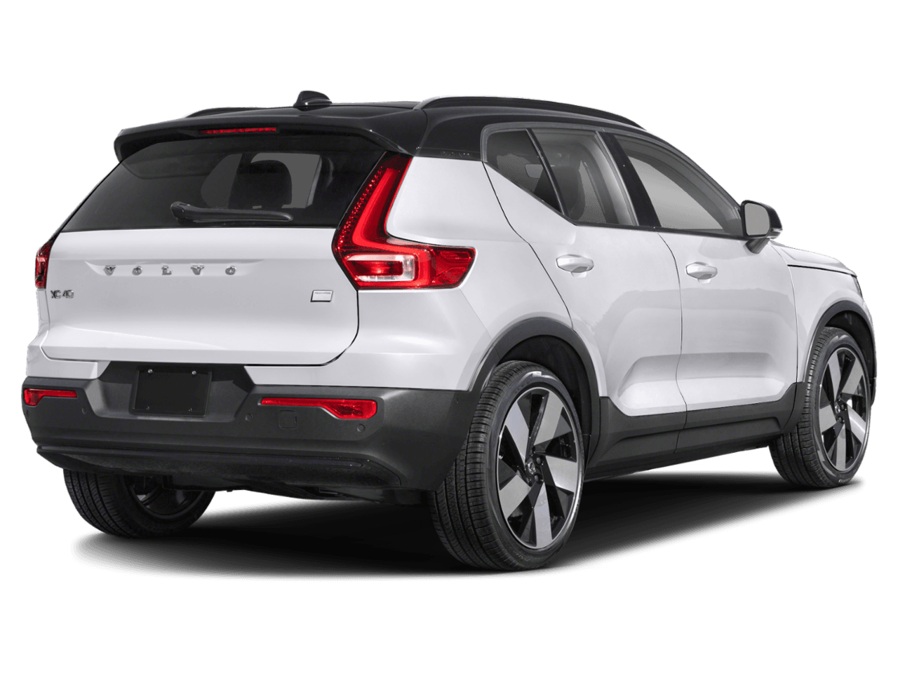 2023 Volvo XC40 Recharge Pure Electric Twin - Rear 3/4, facing to the right