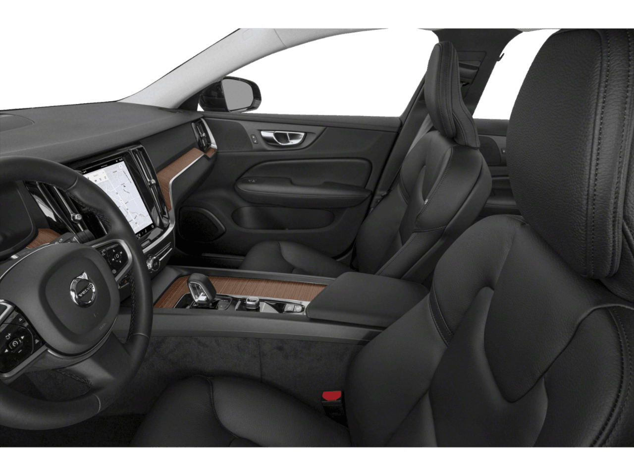 2023 Volvo S60 Core Dark Theme - Interior Driver's Side with Door Open, Front Seat Feature