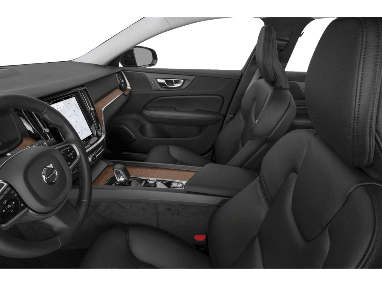 2023 Volvo S60 Ultimate Bright Theme - Interior Driver's Side with Door Open, Front Seat Feature
