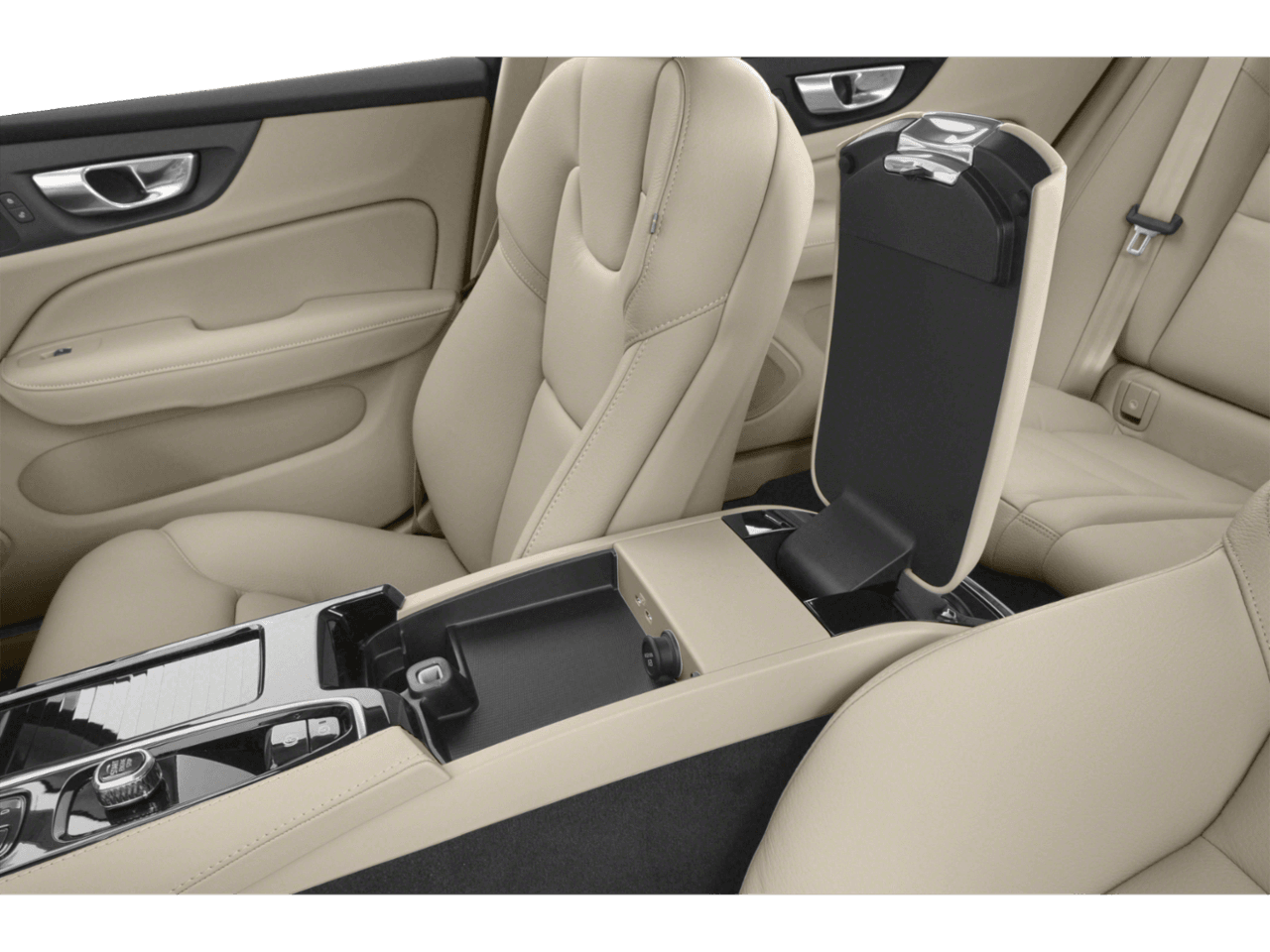 2023 Volvo S60 Recharge Ultimate Dark Theme - Interior Center Storage Console