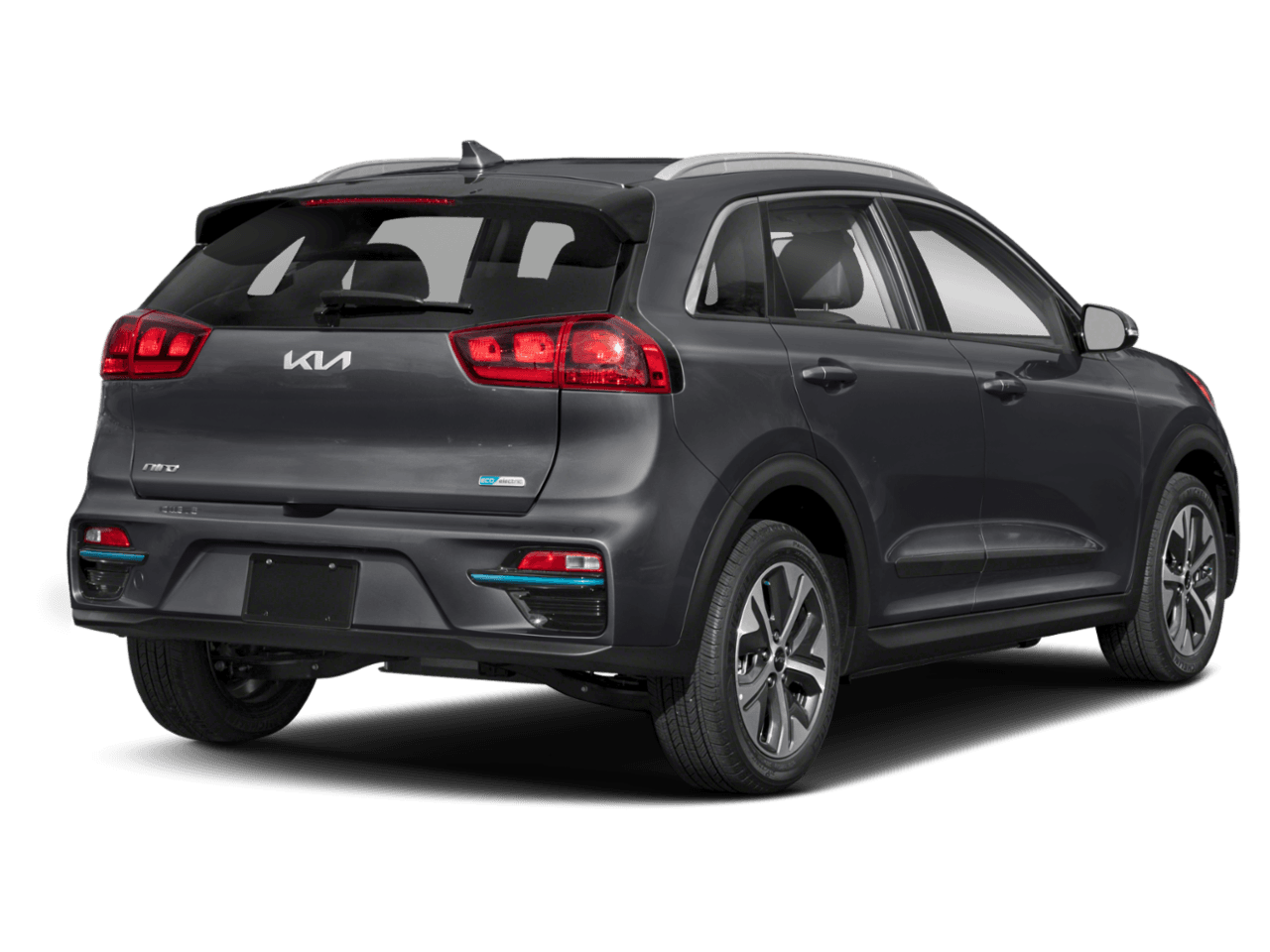 2022 Kia Niro EV S - Rear 3/4, facing to the right