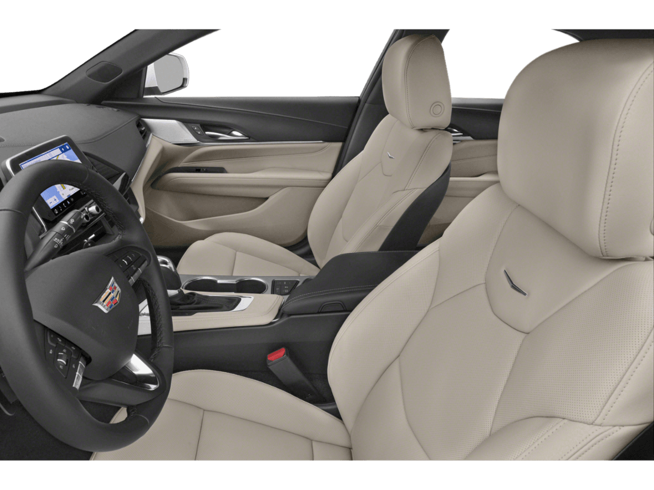2023 Cadillac CT4 Premium Luxury - Interior Driver's Side with Door Open, Front Seat Feature