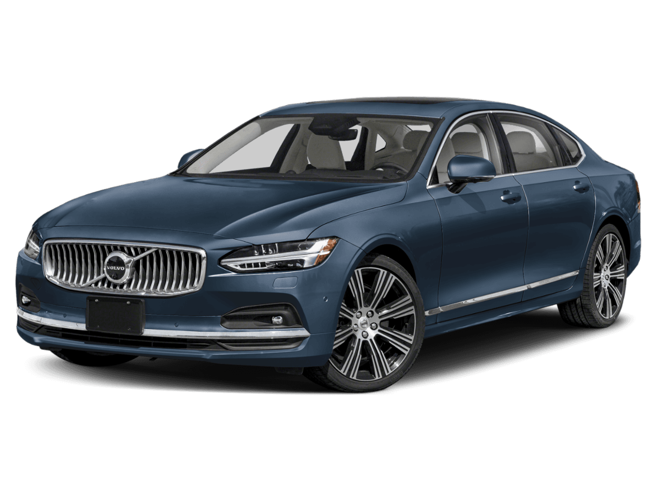 2023 Volvo S90 B6 - Front 3/4, facing to the left