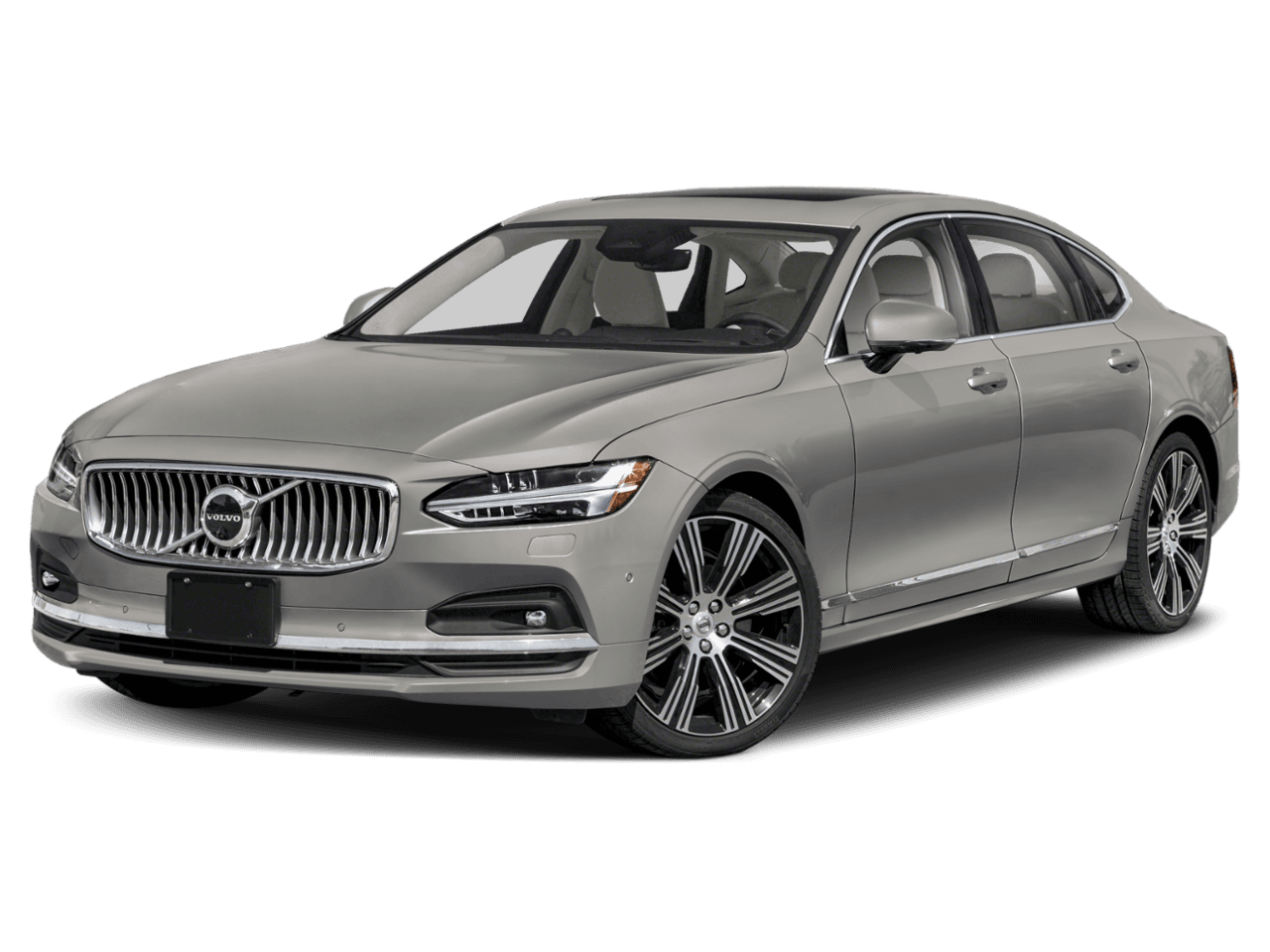 2023 Volvo S90 B6 - Front 3/4, facing to the left