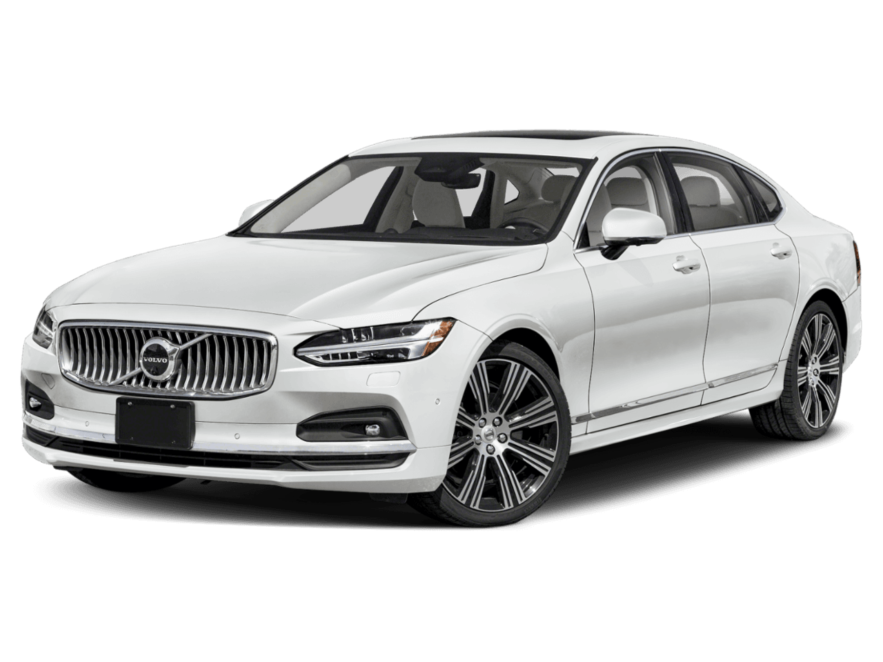 2023 Volvo S90 B6 - Front 3/4, facing to the left