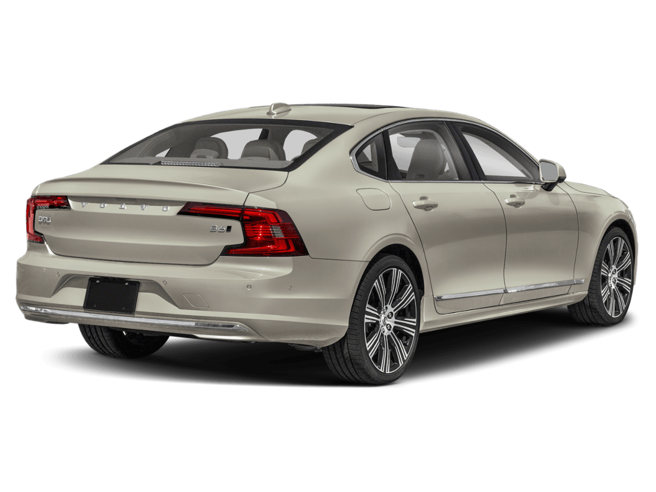 2023 Volvo S90 B6 - Rear 3/4, facing to the right