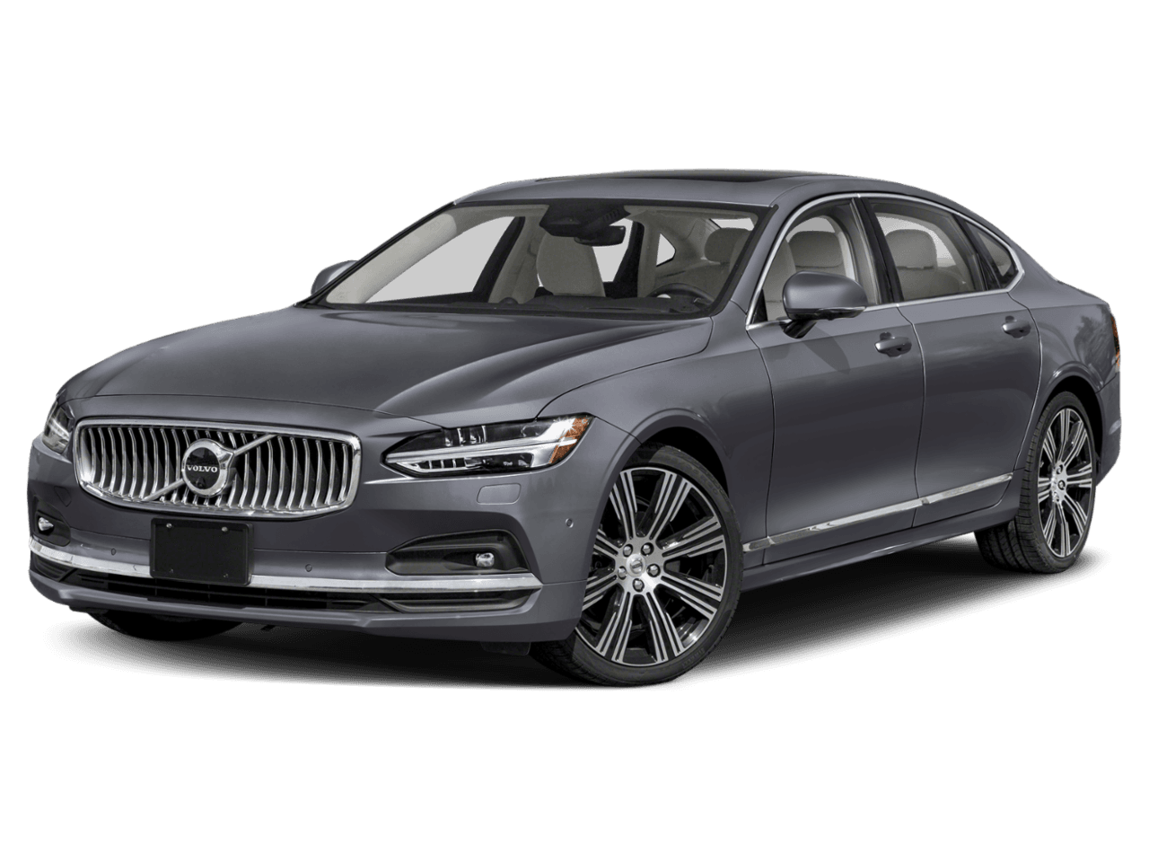 2023 Volvo S90 B6 - Front 3/4, facing to the left