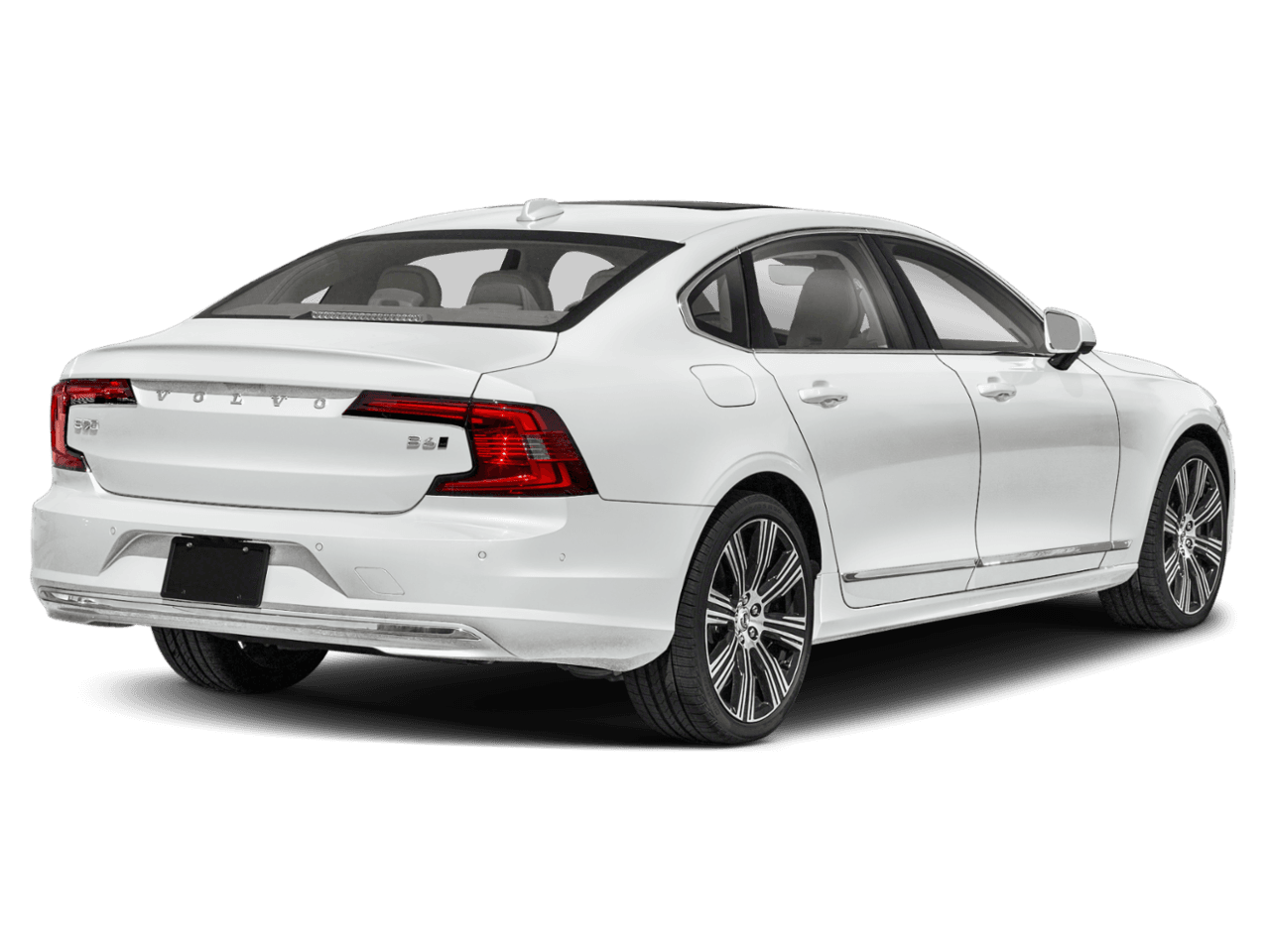 2023 Volvo S90 B6 - Rear 3/4, facing to the right