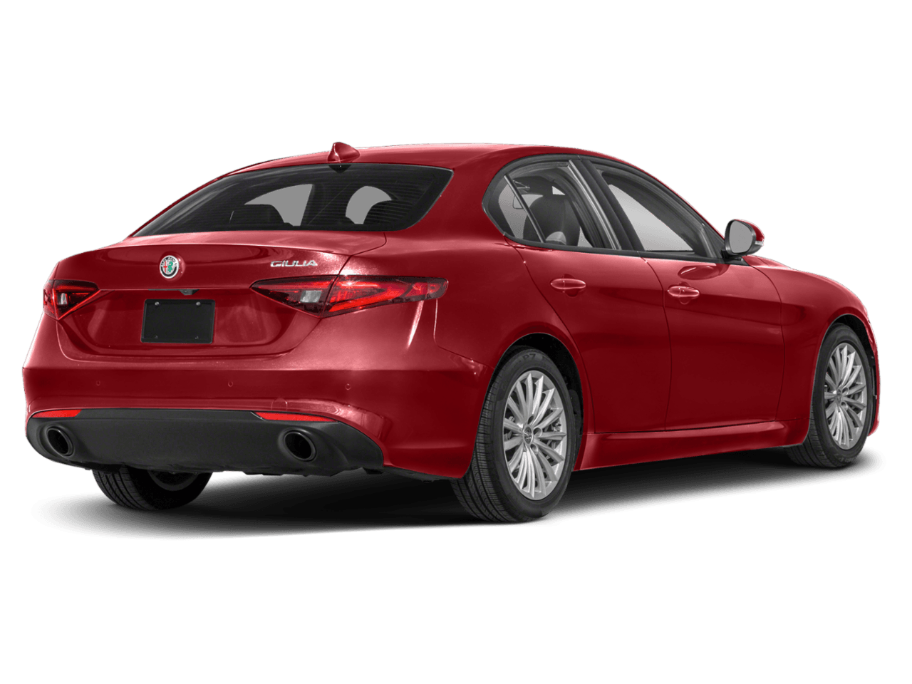 2023 Alfa Romeo Giulia Ti - Rear 3/4, facing to the right