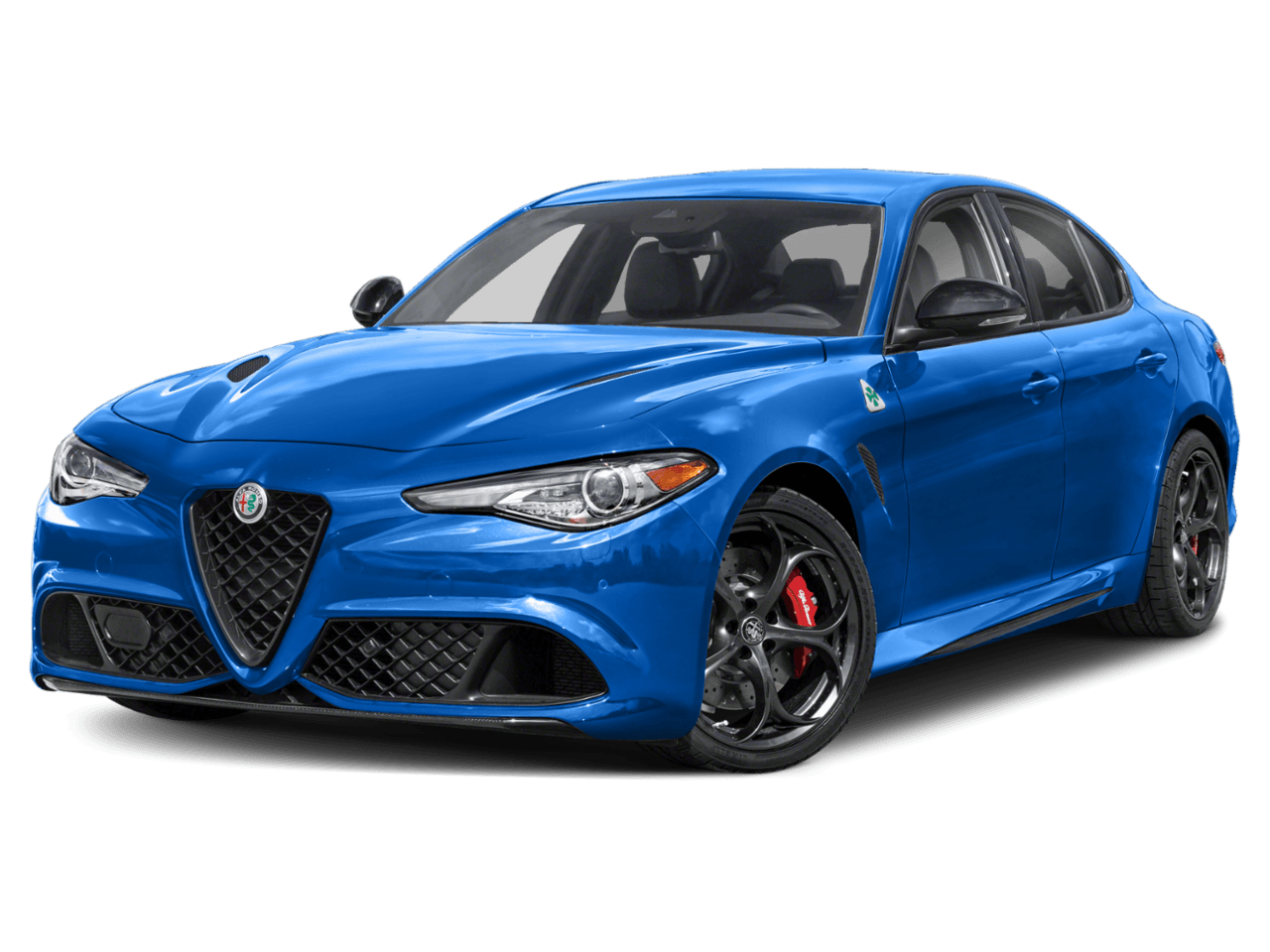 2023 Alfa Romeo Giulia Quadrifoglio - Front 3/4, facing to the left