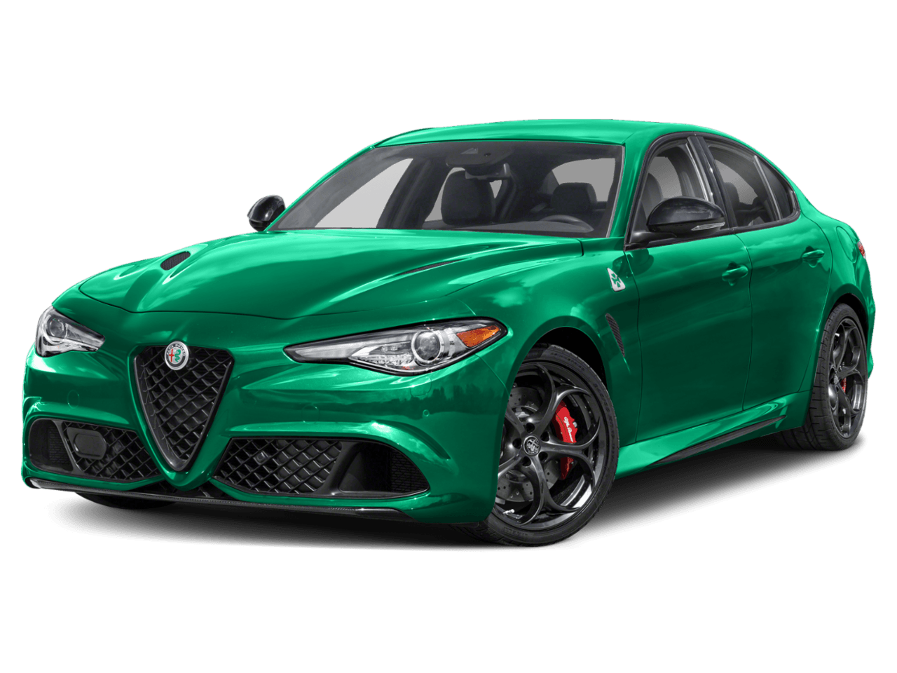 2023 Alfa Romeo Giulia Quadrifoglio - Front 3/4, facing to the left