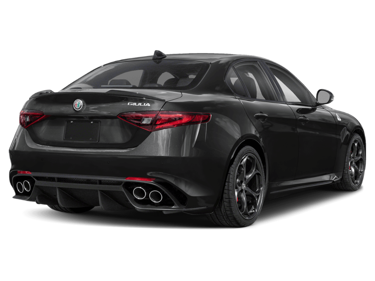 2023 Alfa Romeo Giulia Quadrifoglio - Rear 3/4, facing to the right
