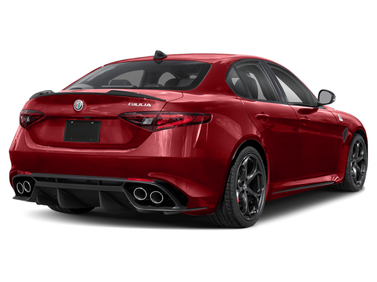 2023 Alfa Romeo Giulia Quadrifoglio - Rear 3/4, facing to the right