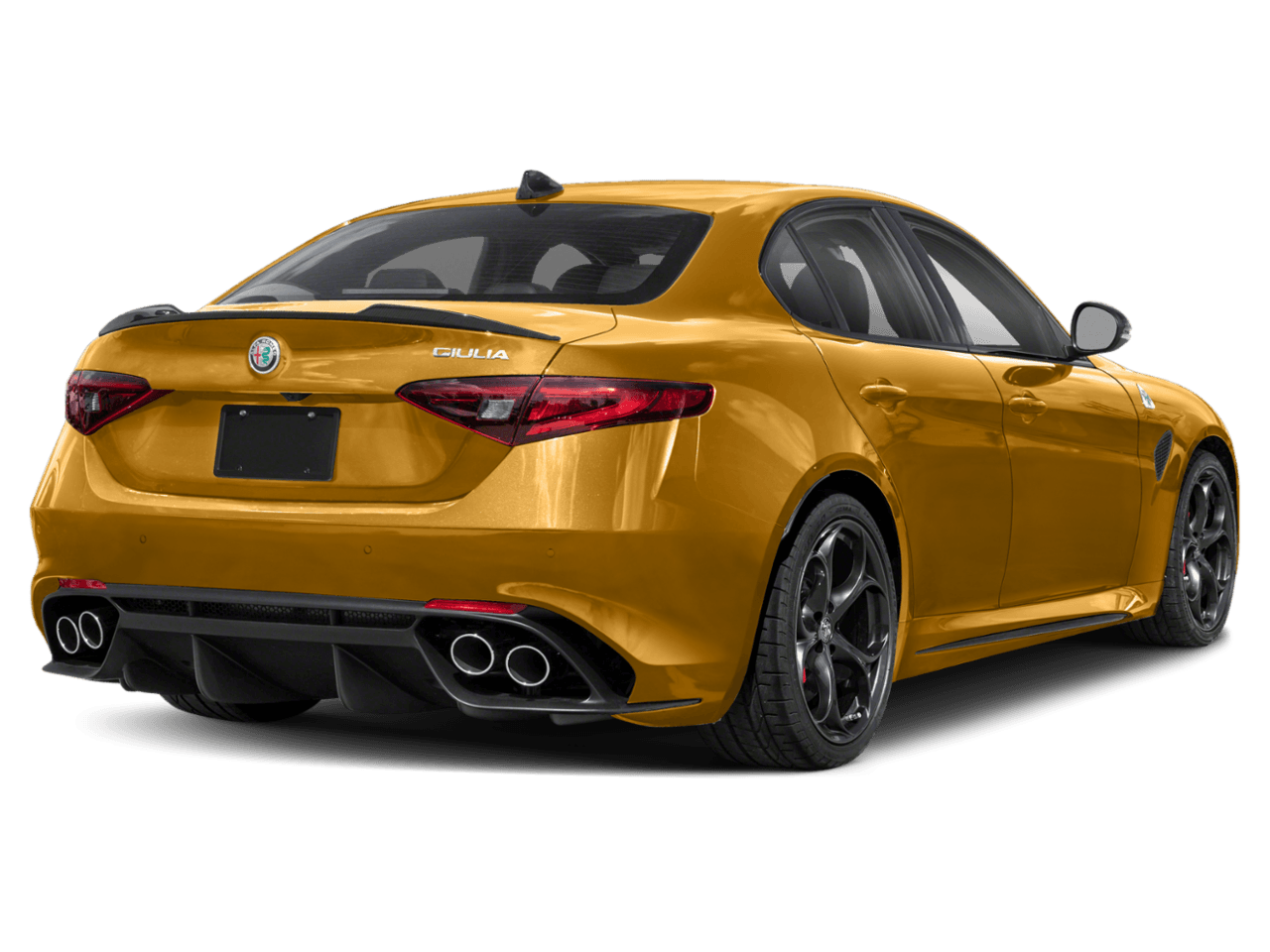 2023 Alfa Romeo Giulia Quadrifoglio - Rear 3/4, facing to the right