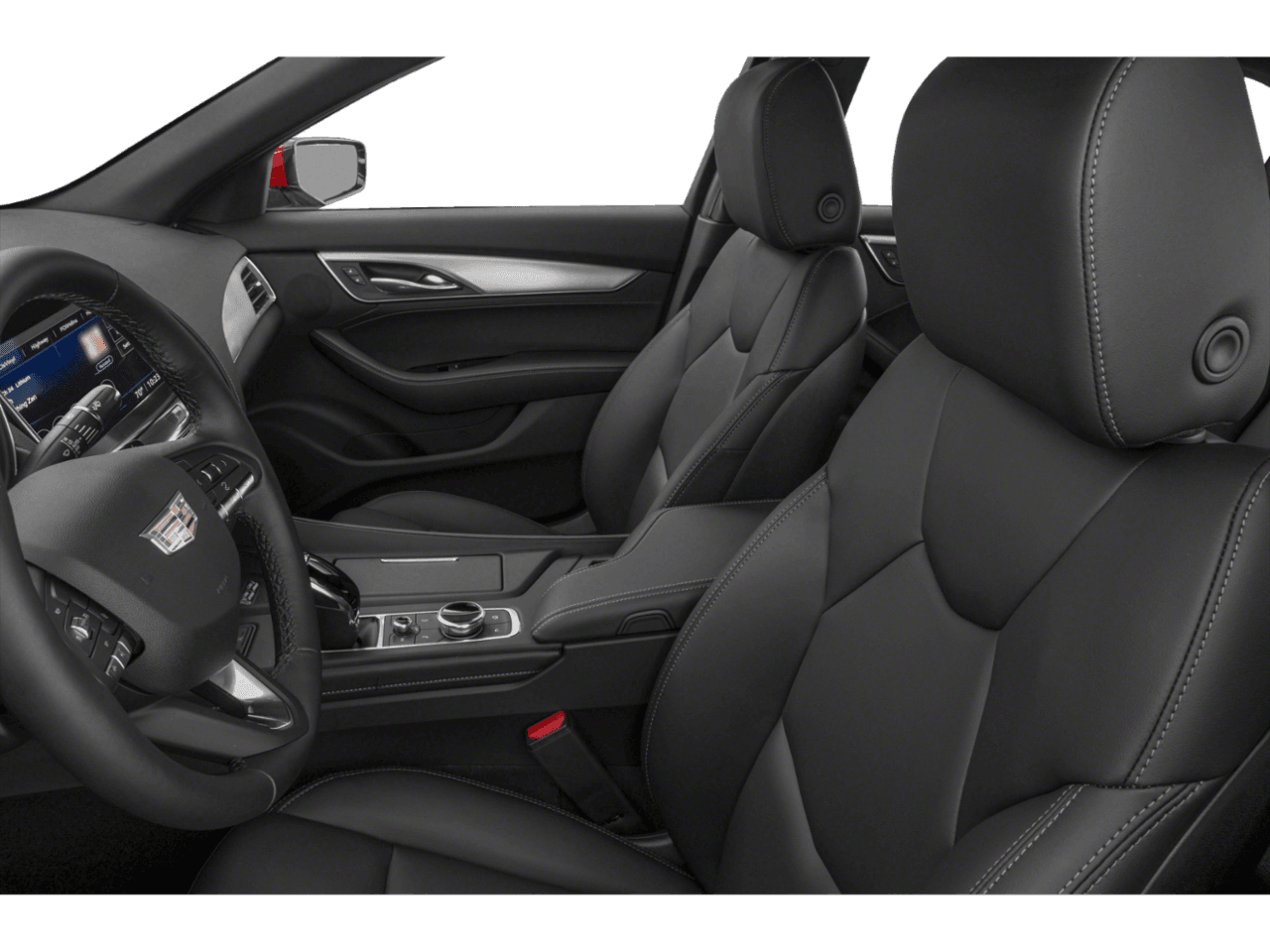 2023 Cadillac CT5 Luxury - Interior Driver's Side with Door Open, Front Seat Feature