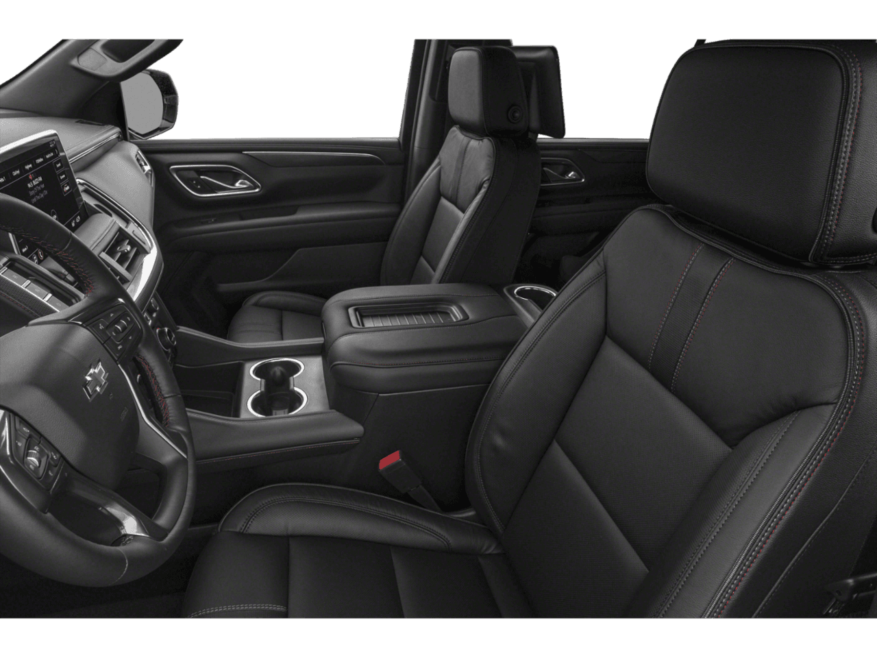 2023 Chevrolet Suburban RST - Interior Driver's Side with Door Open, Front Seat Feature
