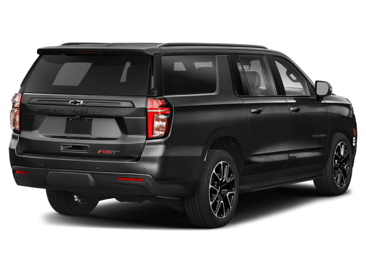 2023 Chevrolet Suburban RST - Rear 3/4, facing to the right