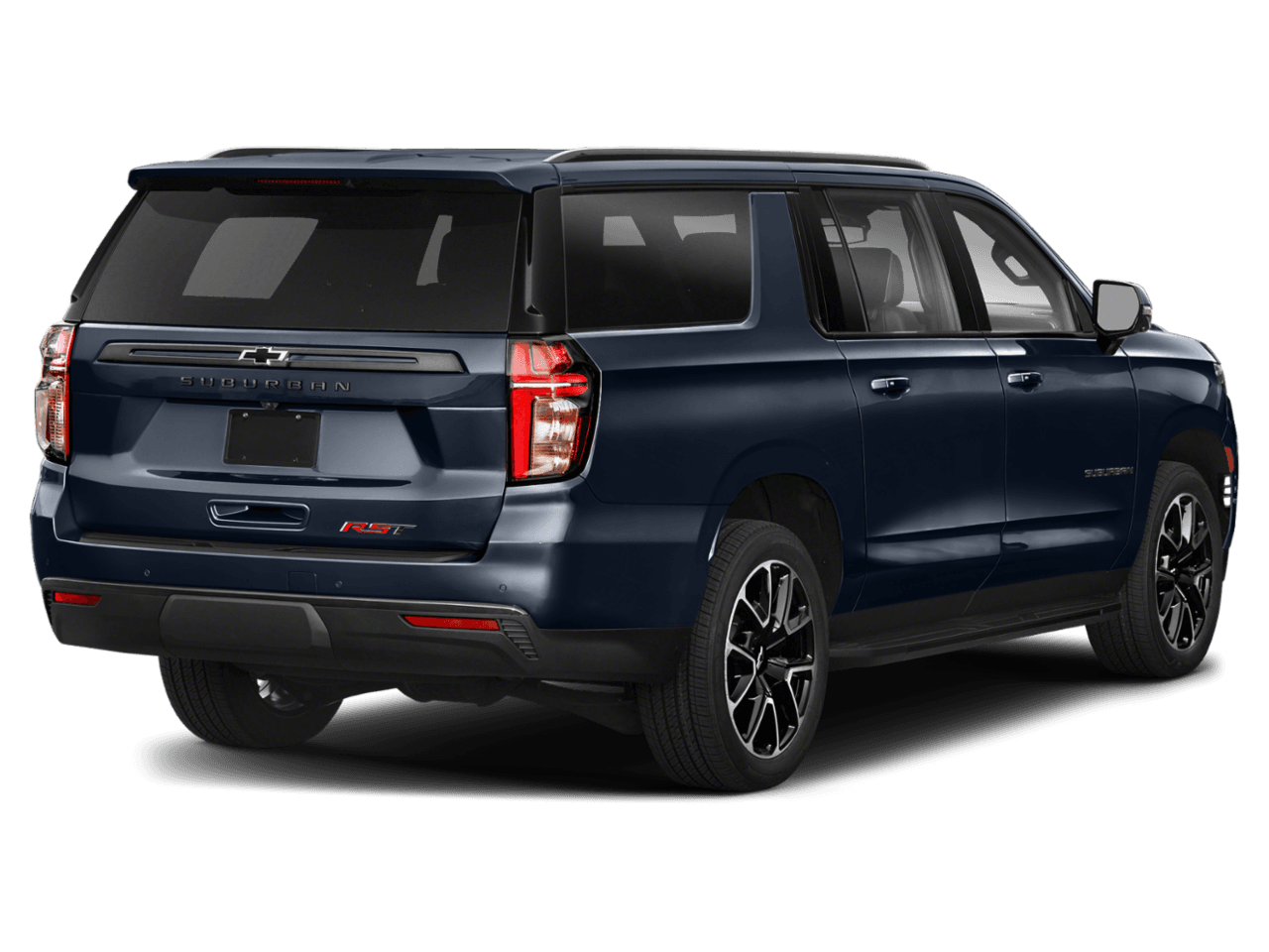 2023 Chevrolet Suburban RST - Rear 3/4, facing to the right