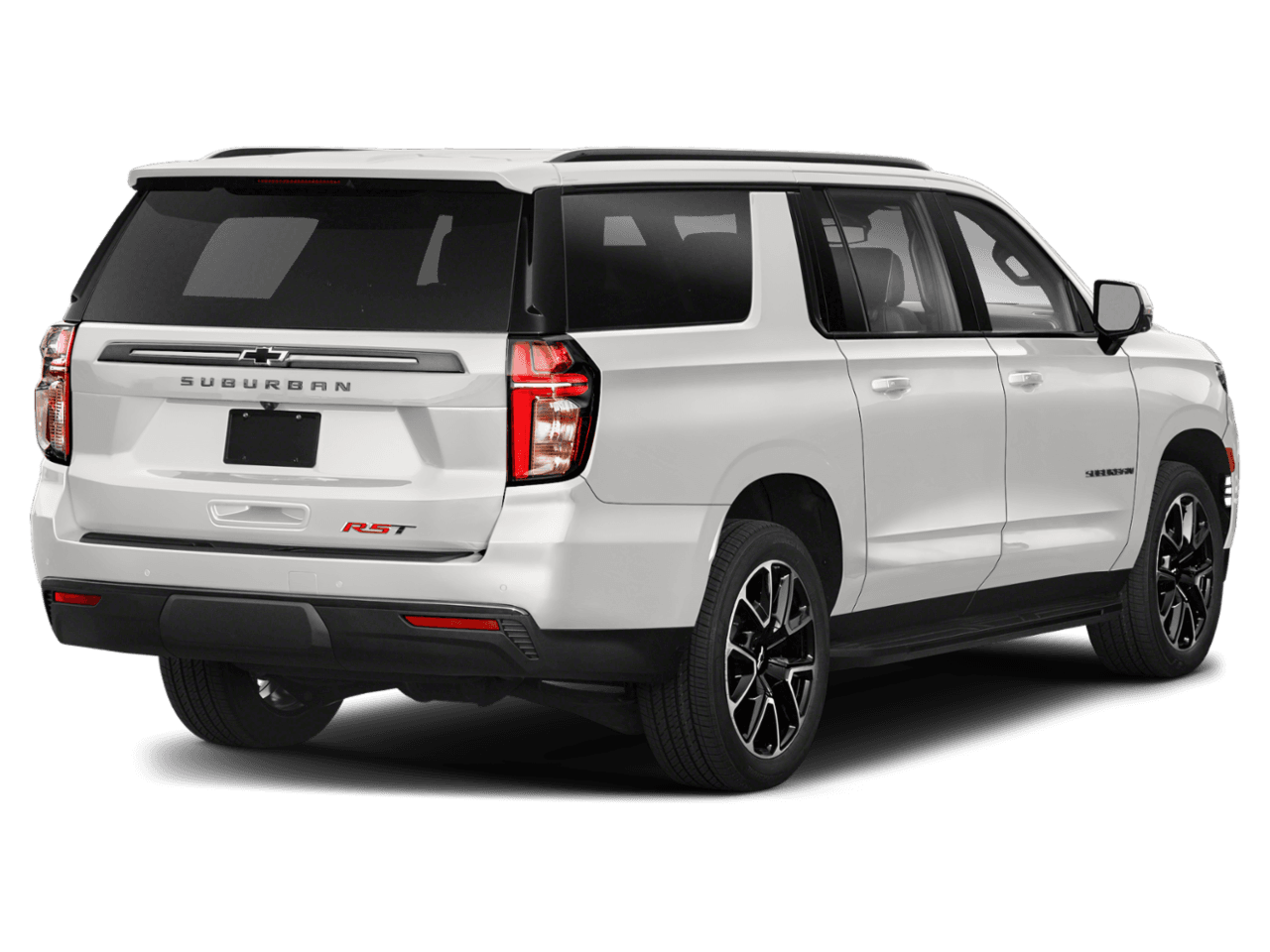 2023 Chevrolet Suburban RST - Rear 3/4, facing to the right