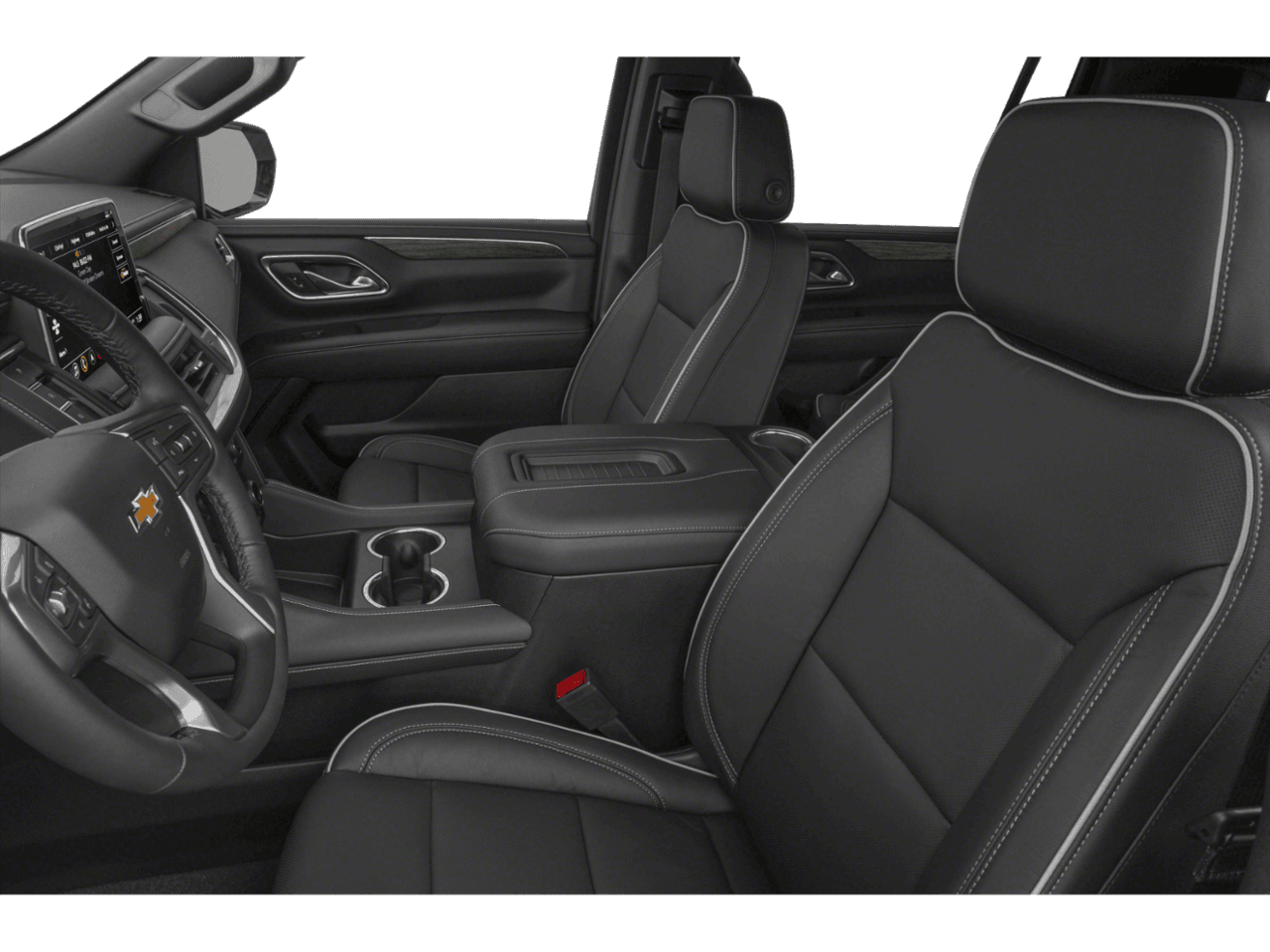 2023 Chevrolet Suburban Premier - Interior Driver's Side with Door Open, Front Seat Feature