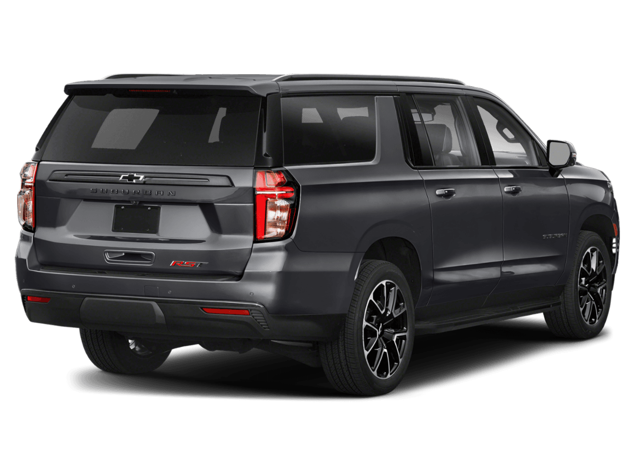 2023 Chevrolet Suburban RST - Rear 3/4, facing to the right