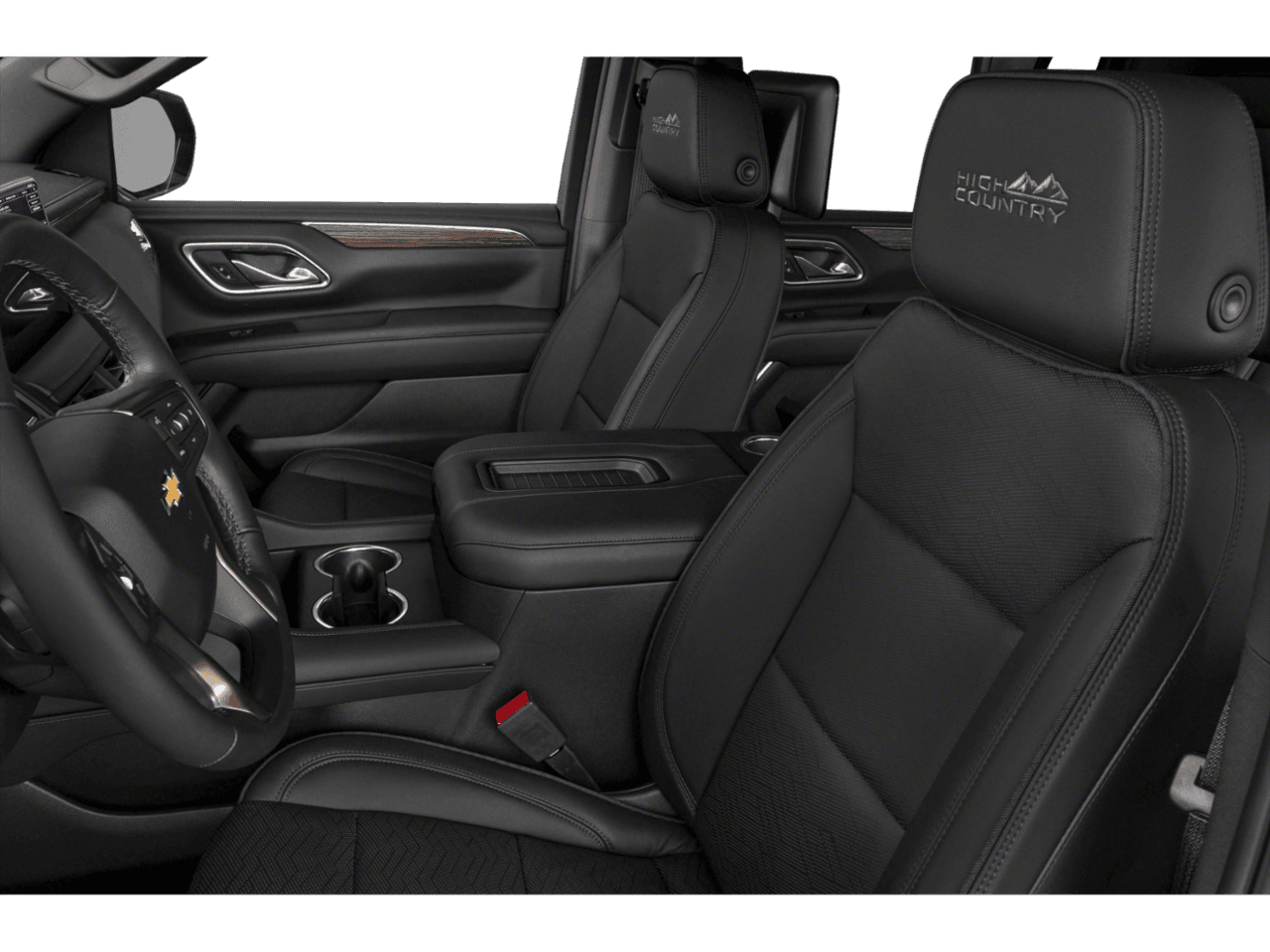 2023 Chevrolet Suburban High Country - Interior Driver's Side with Door Open, Front Seat Feature